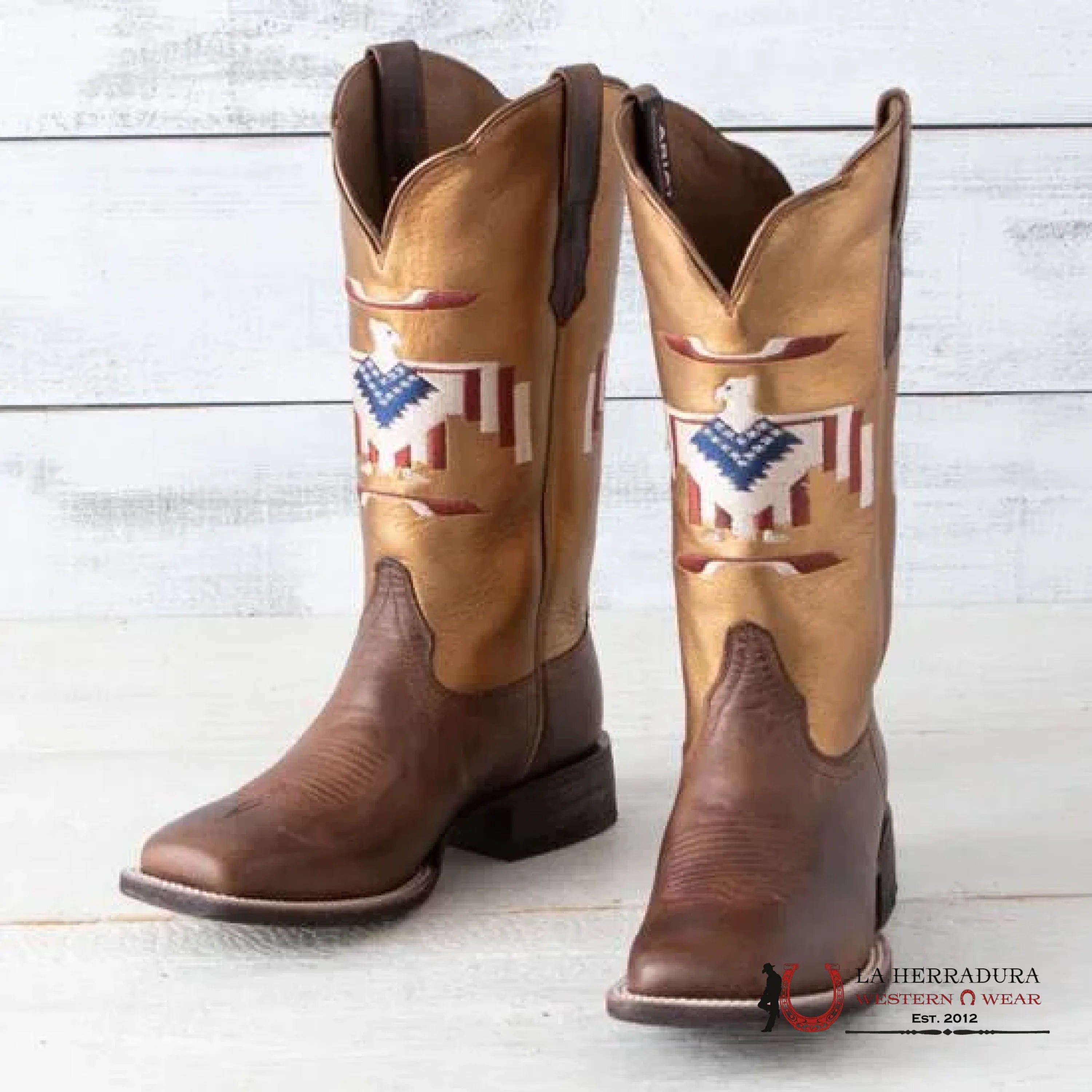 Womens Ariat Frontier Thunderbird Chimayo Fiery Tan- 2578 Botas Mujeres