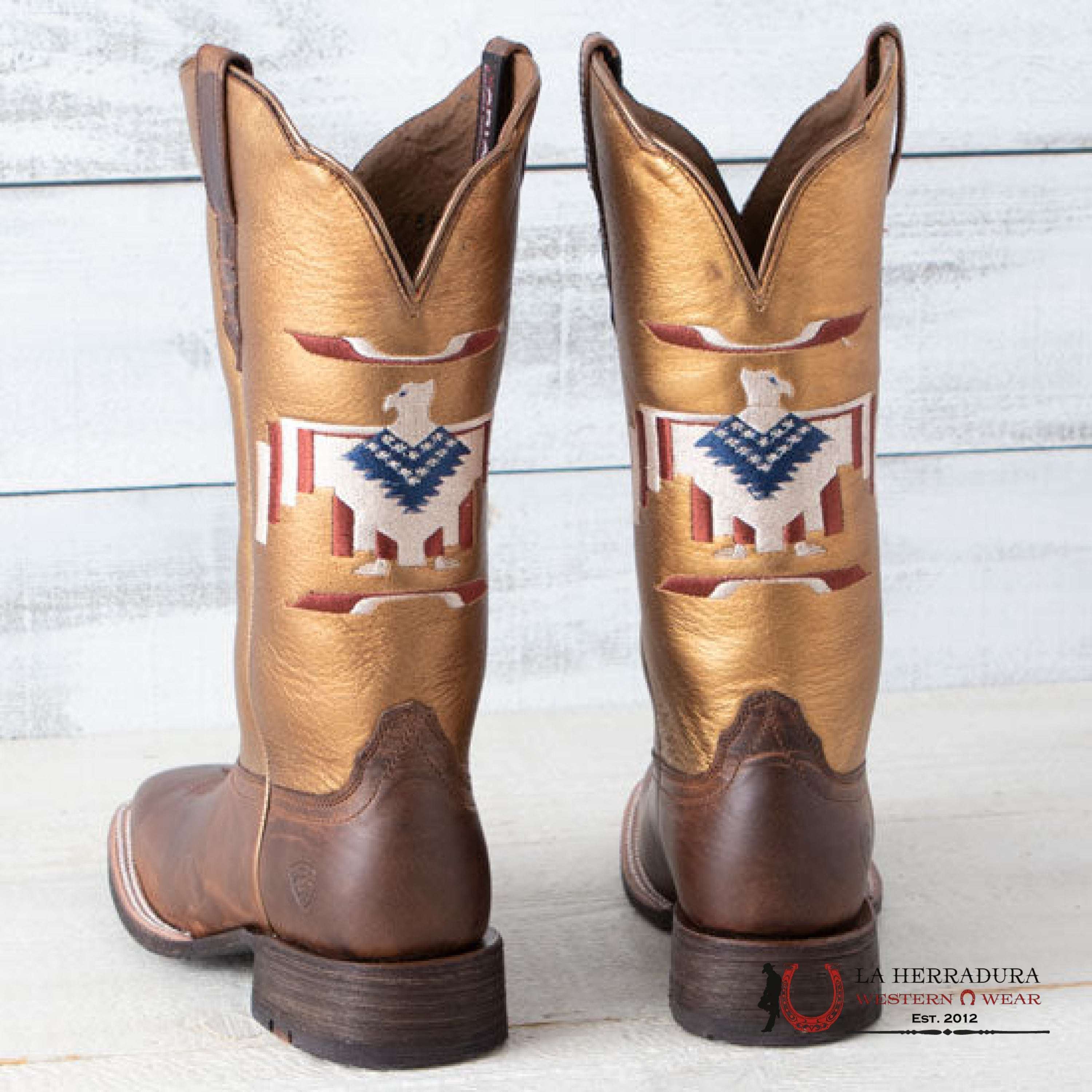 Womens Ariat Frontier Thunderbird Chimayo Fiery Tan- 2578 Botas Mujeres