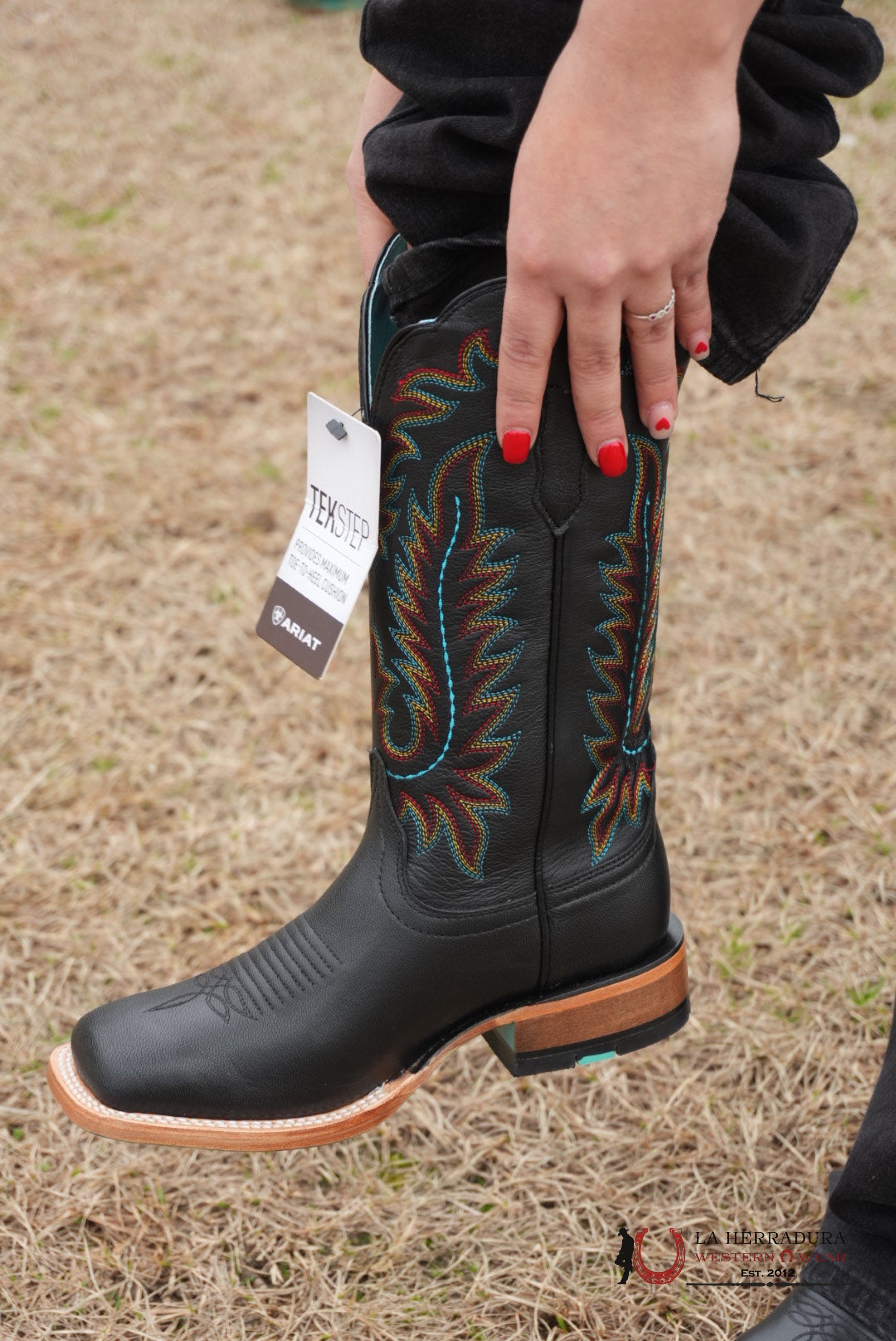 WOMENS ARIAT FRONTIER TULLY OBSIDIAN BOOTS- 1180 BOTAS MUJERES