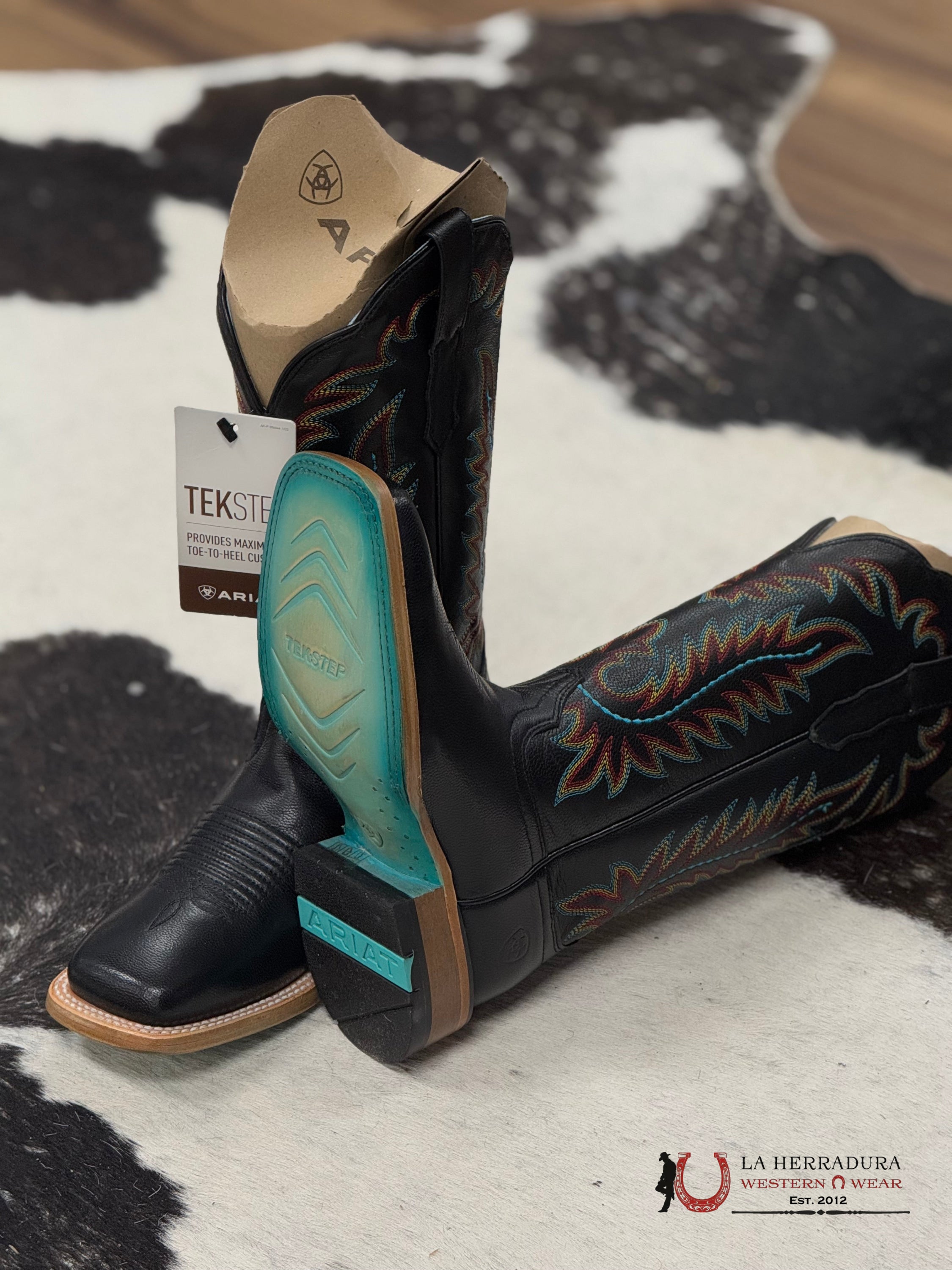 Womens Ariat Frontier Tully Obsidian Boots Botas Mujeres