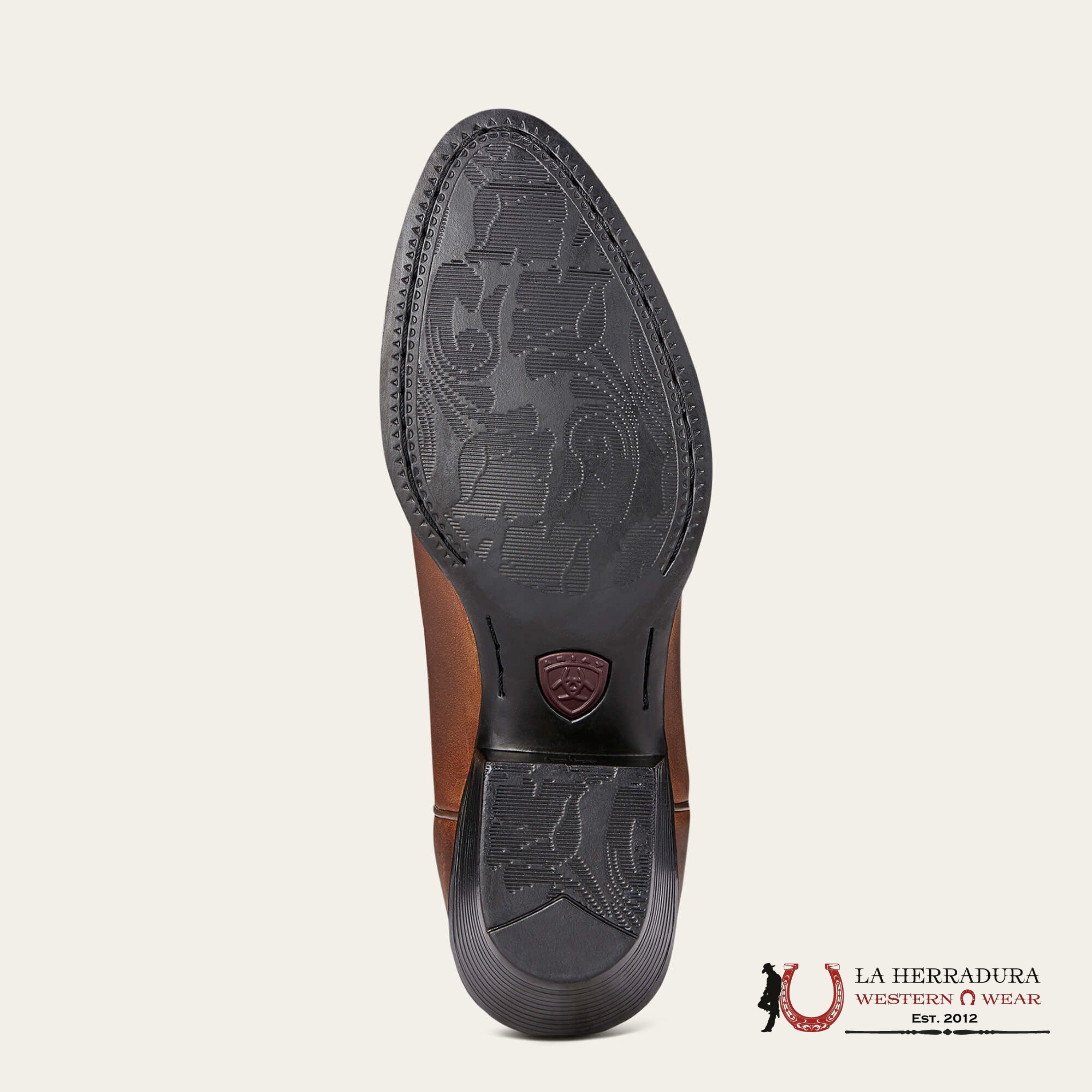 Womens Ariat Heritage Western Round Toe Distressed Brown Botas Mujeres