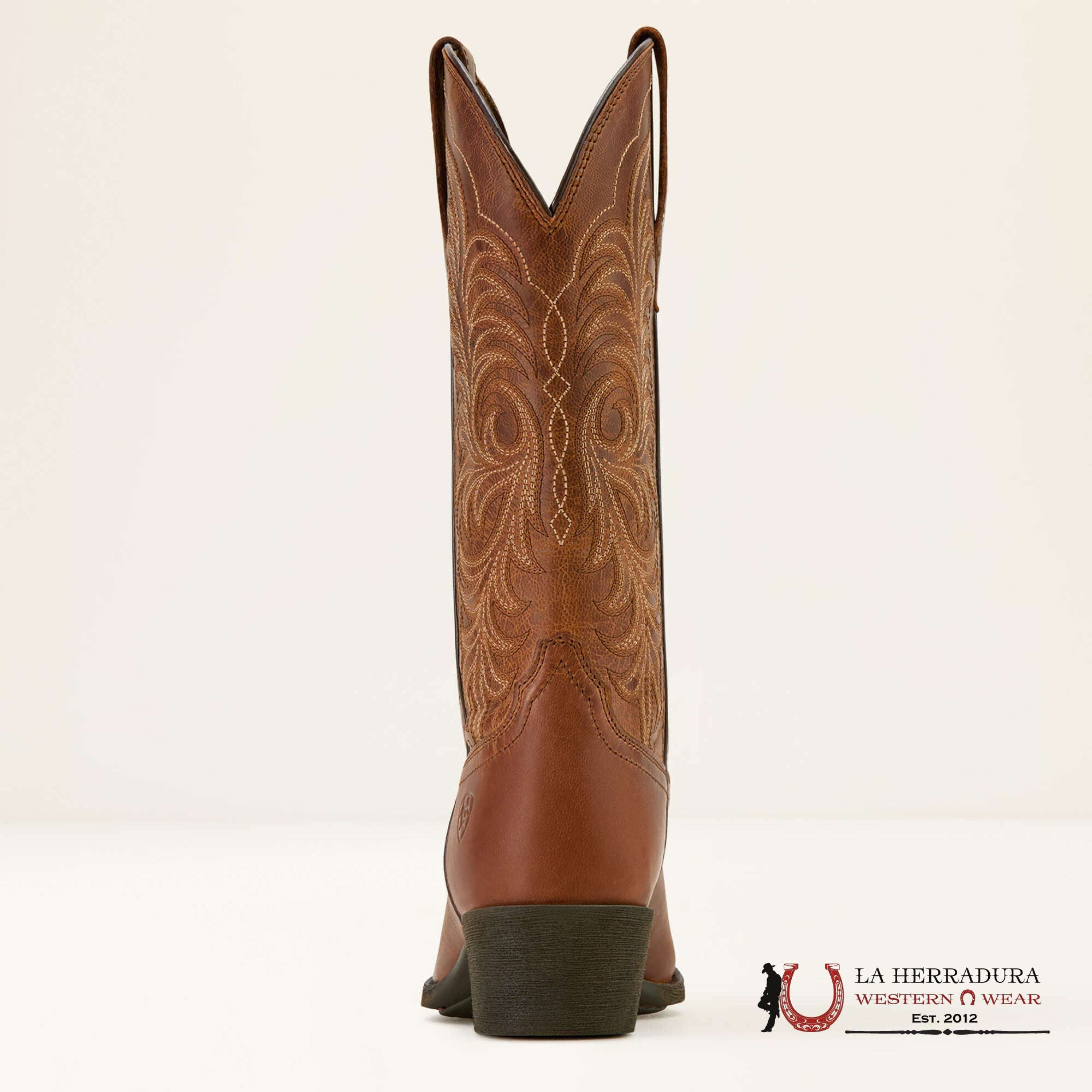 WOMENS ARIAT HERITAGE X TOE STRETCHFIR RICH OAK 10061307 BOTAS MUJERES