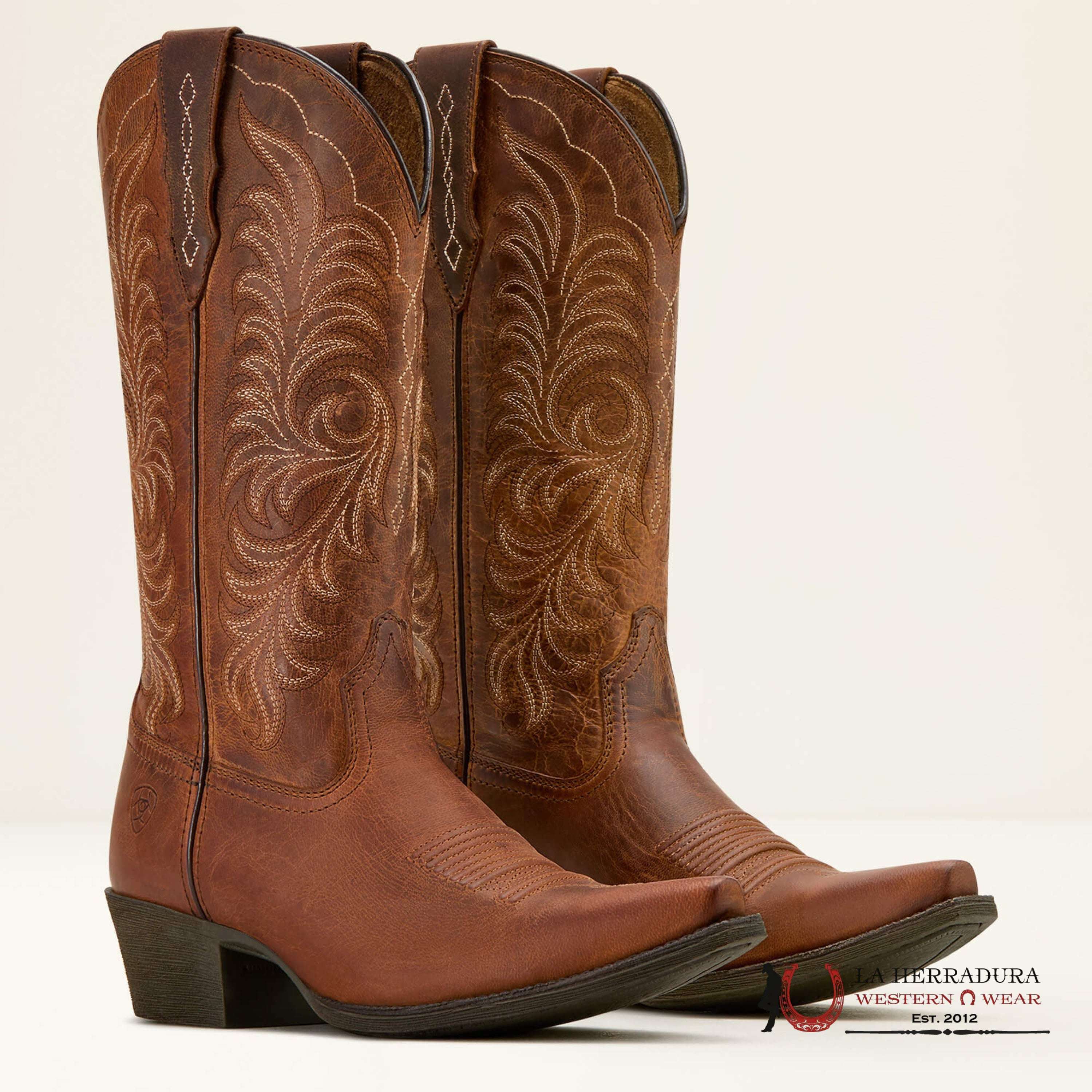 WOMENS ARIAT HERITAGE X TOE STRETCHFIR RICH OAK 10061307 BOTAS MUJERES