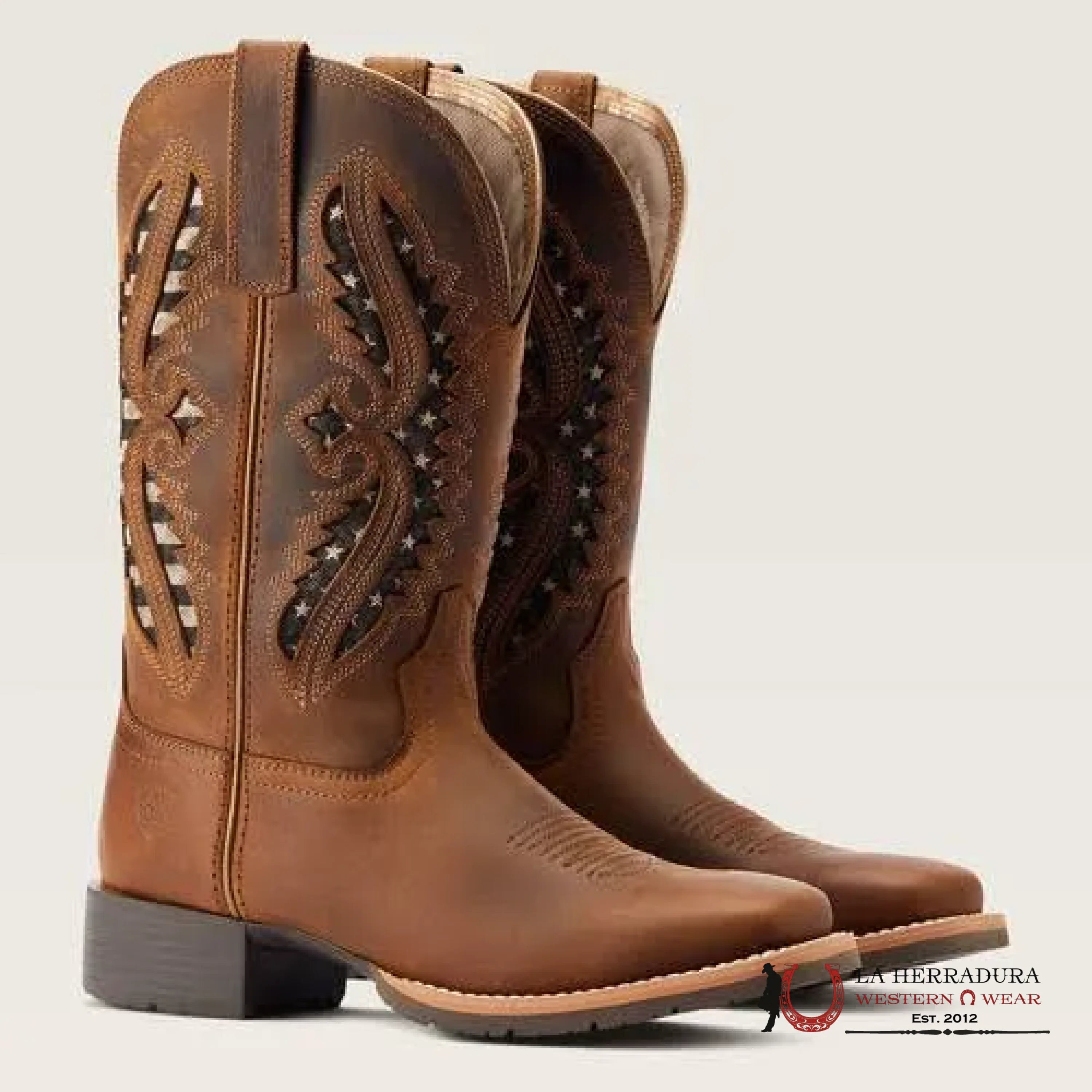 Womens Ariat Hybrid Rancher Ventek 360 Distressed Tan- 4473 Botas Mujeres