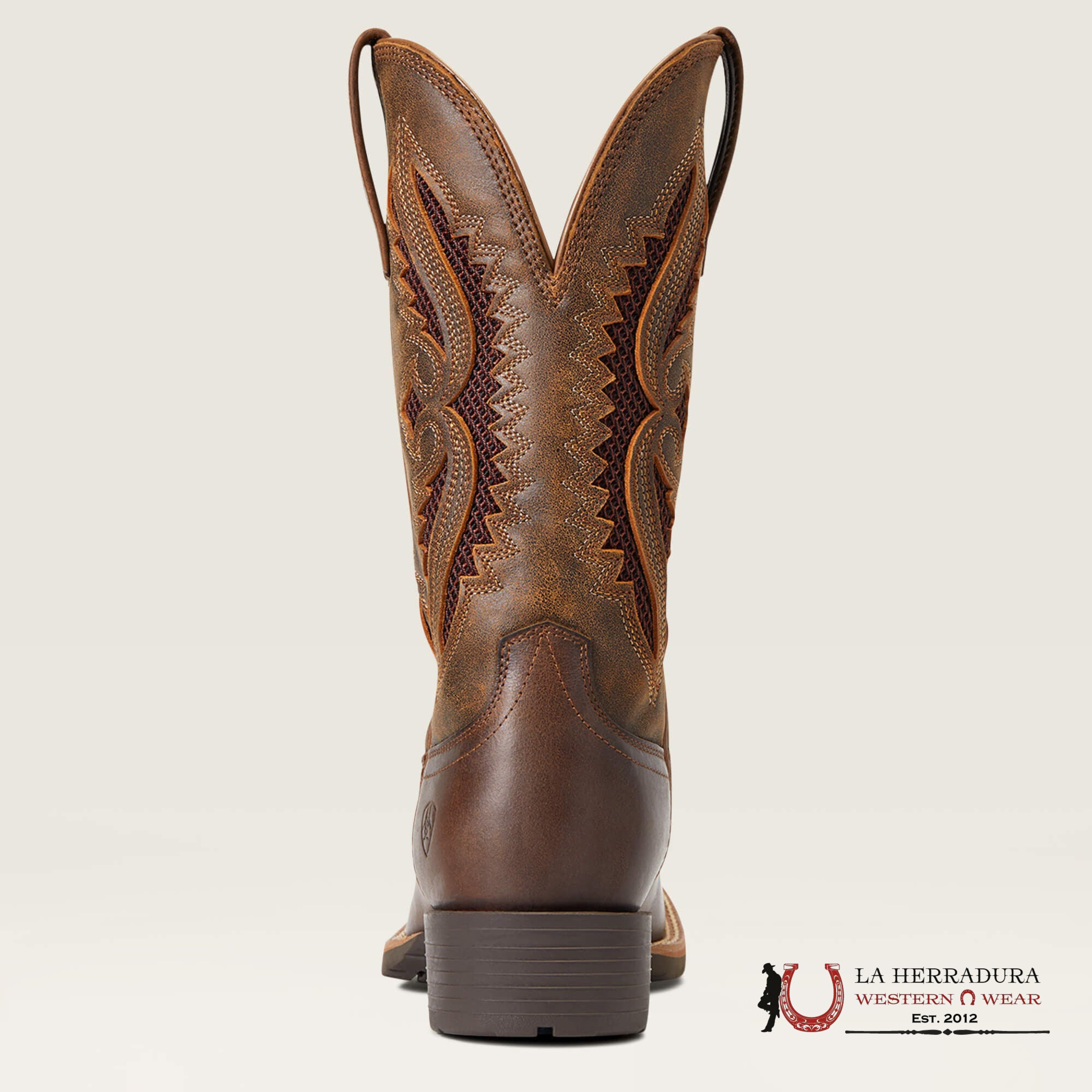 WOMENS ARIAT HYBRID RANCHER VENTEK 360 DISTRESSED TAN / TRUFFLE- 10040411 BOTAS MUJERES