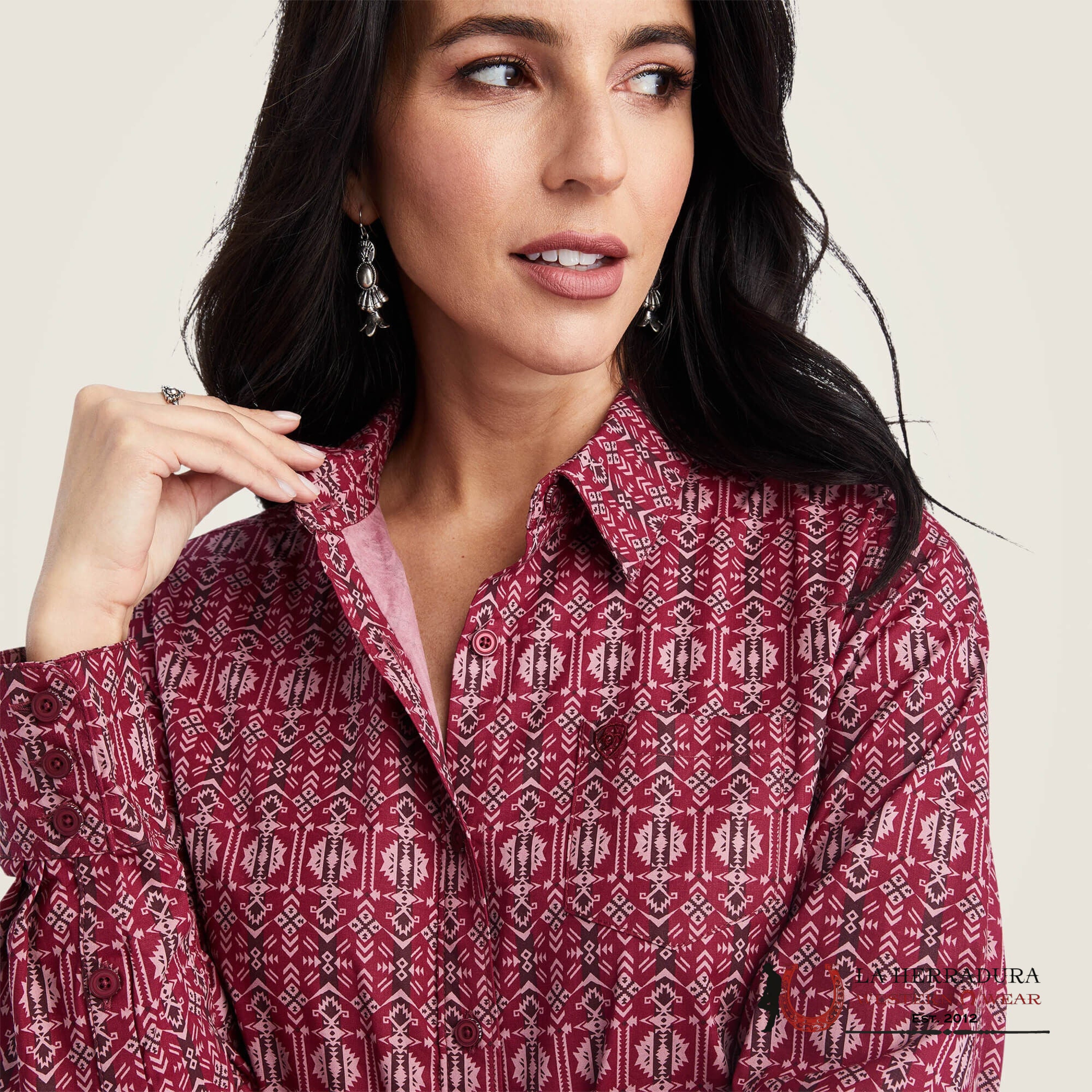 WOMENS ARIAT KIRBY MULTI ALMA LONG SLEEVE SHIRT 10042177 ROPA MUJERES