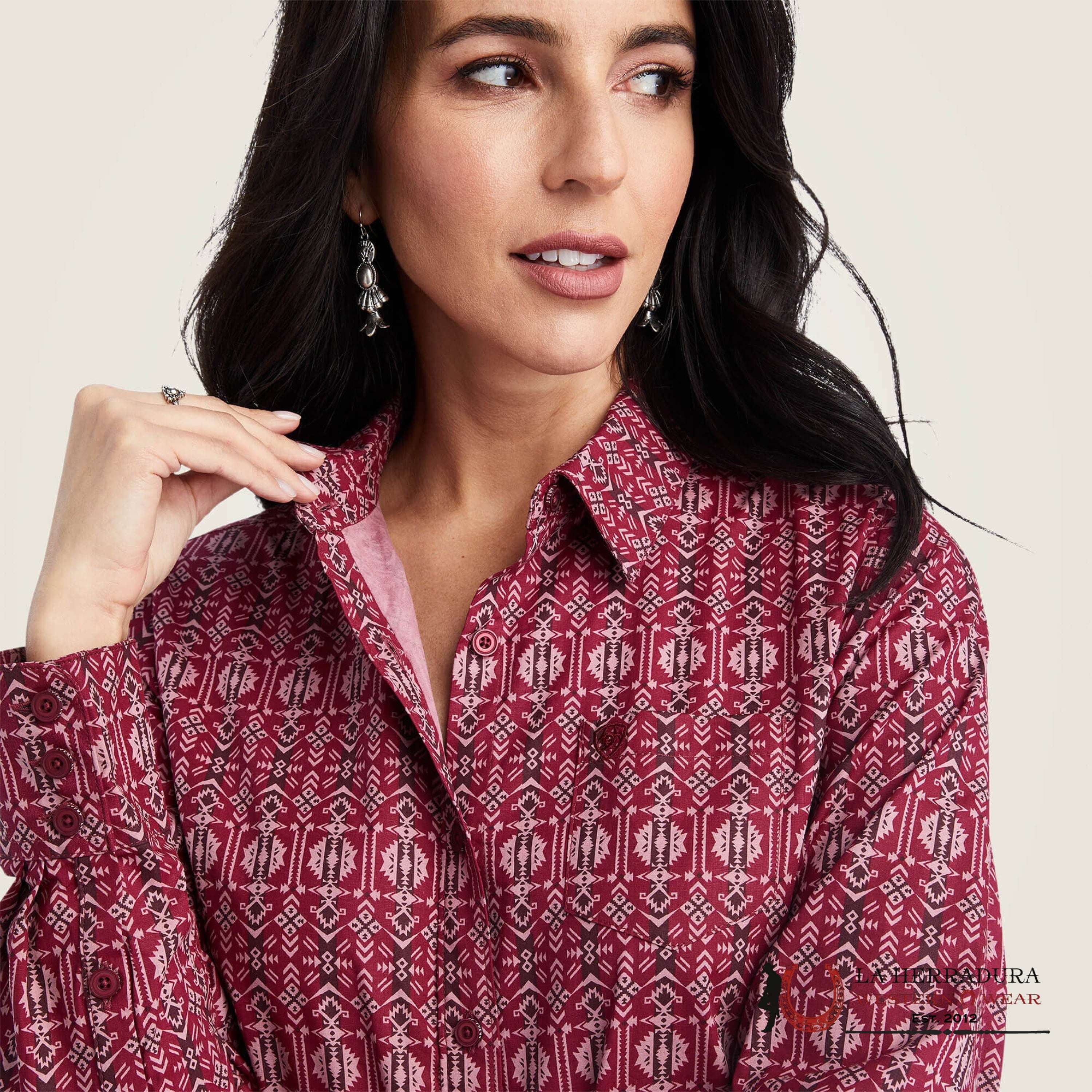 WOMENS ARIAT KIRBY MULTI ALMA LONG SLEEVE SHIRT 10042177 ROPA MUJERES