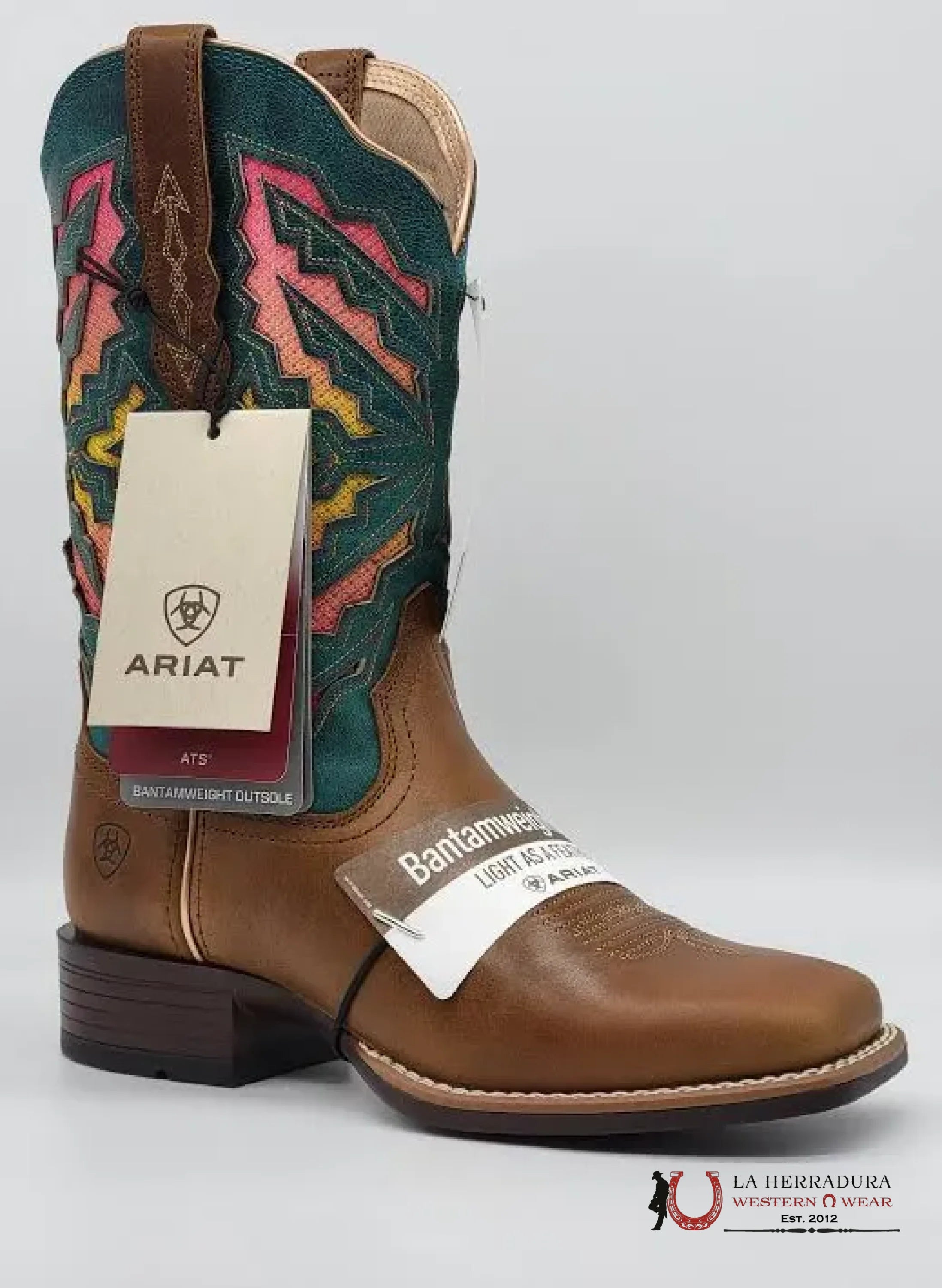 Womens Ariat Laney Venttek 360 Toffee/Teal Blue- 4443 Botas Mujeres