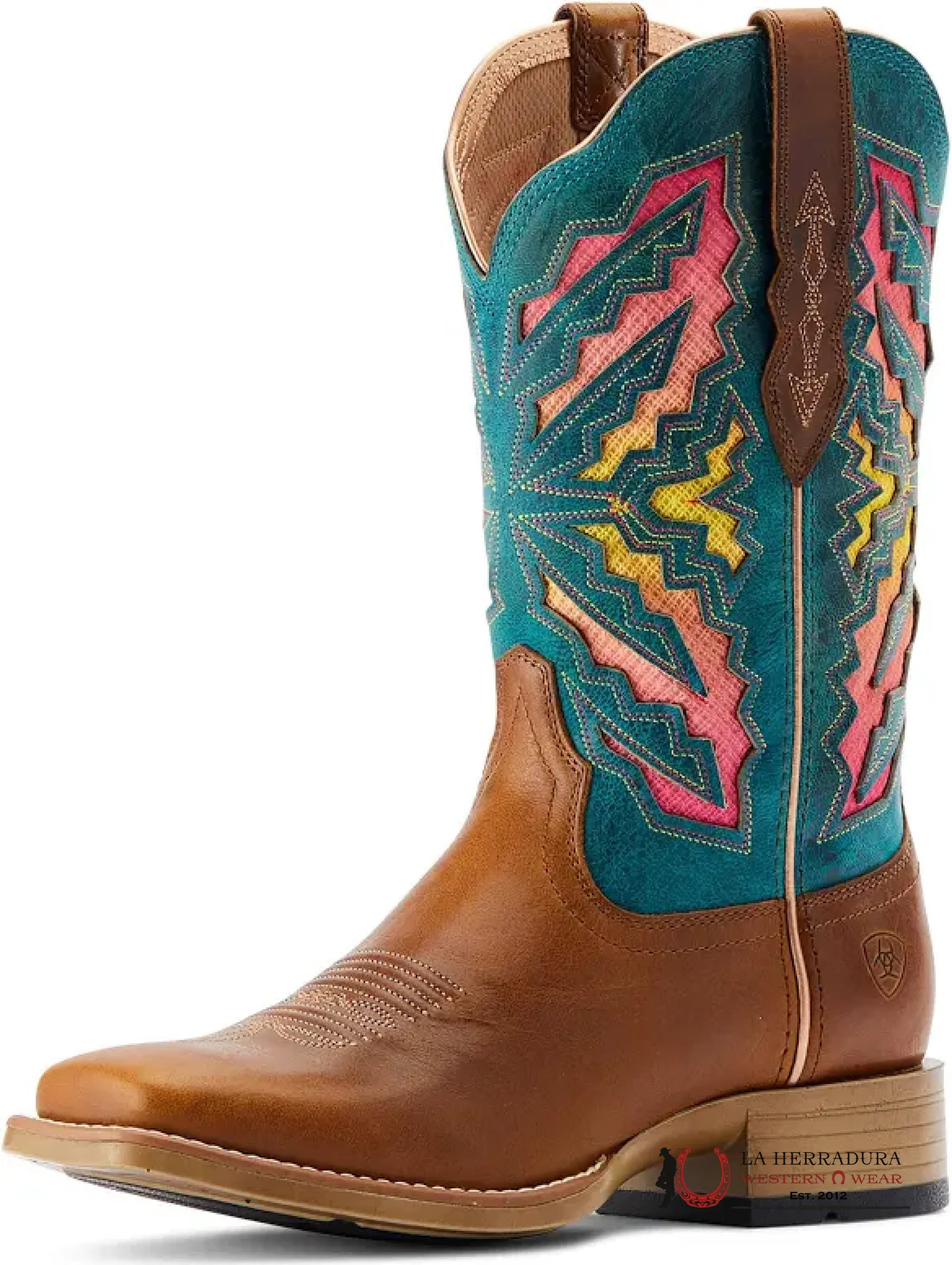 Womens Ariat Laney Venttek 360 Toffee/Teal Blue- 4443 Botas Mujeres