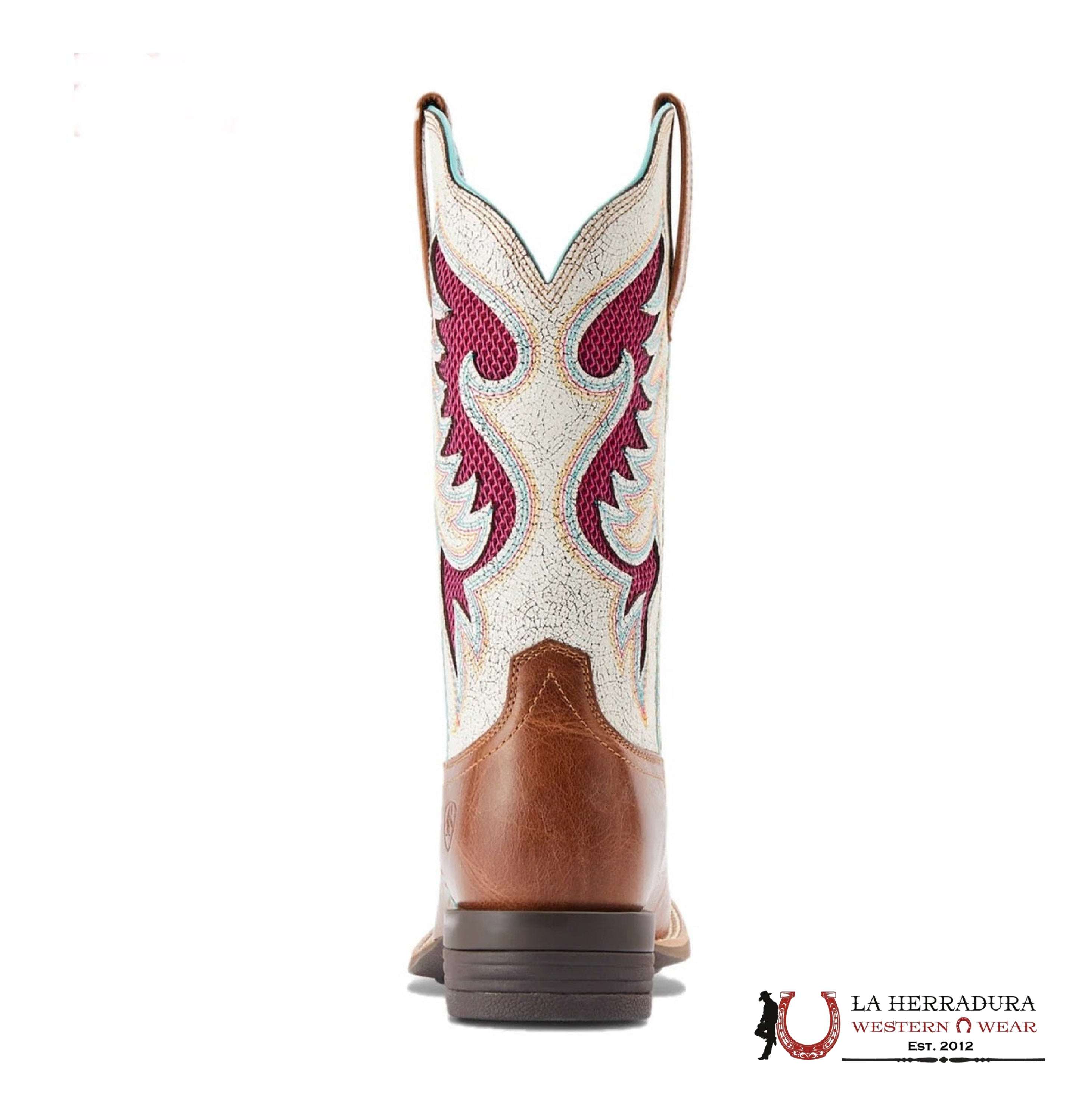 WOMEN’S ARIAT PINTO VENTEK 360 DARK TAN/DISTRESSED WHITE-10044507 BOTAS MUJERES