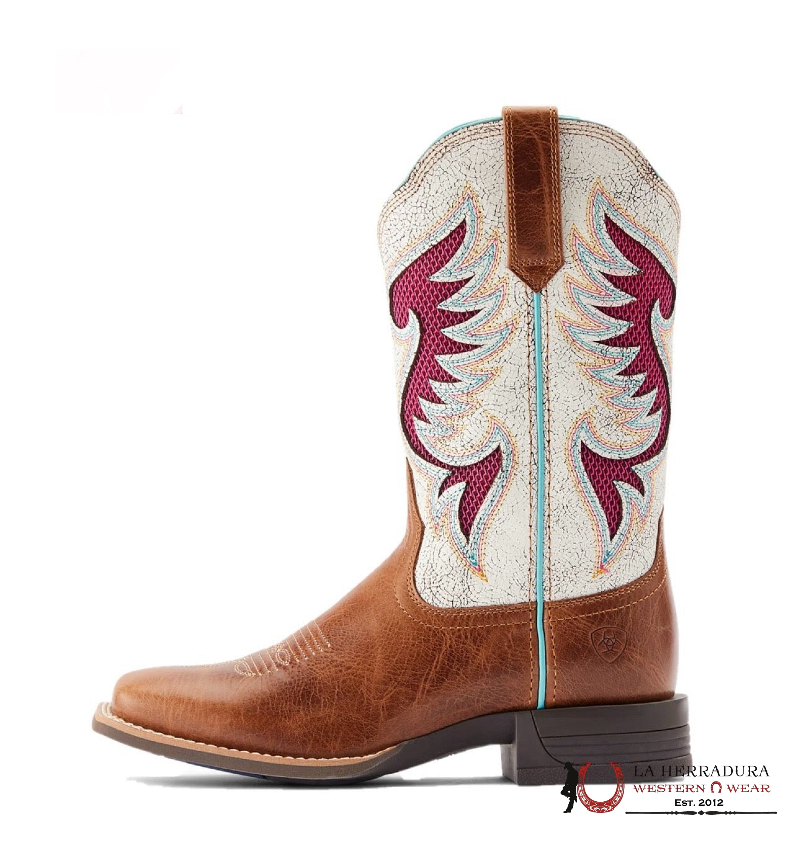 WOMEN’S ARIAT PINTO VENTEK 360 DARK TAN/DISTRESSED WHITE-10044507 BOTAS MUJERES