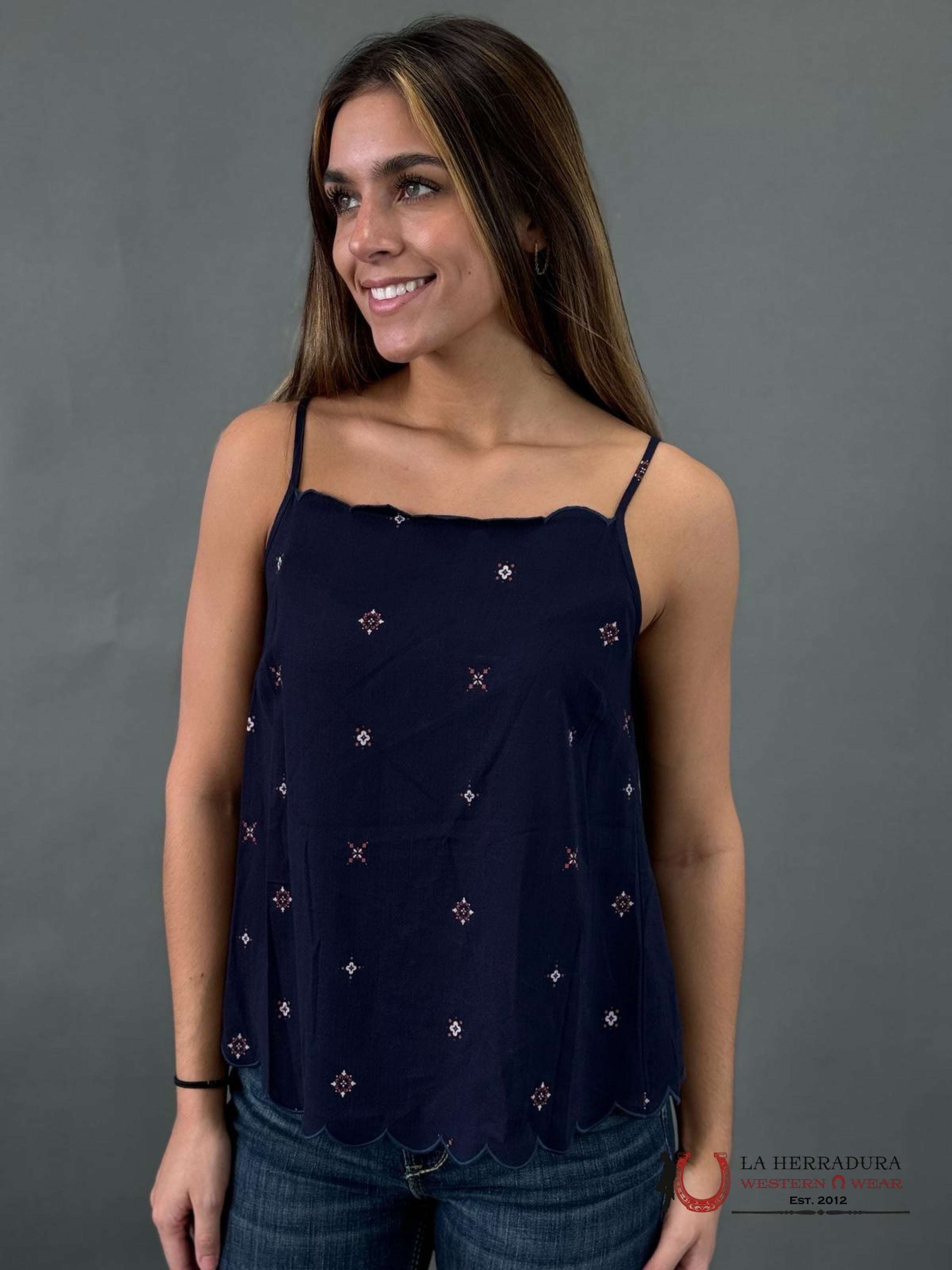 Women’s Ariat Presley Top Navy Eclipse Ropa Mujeres