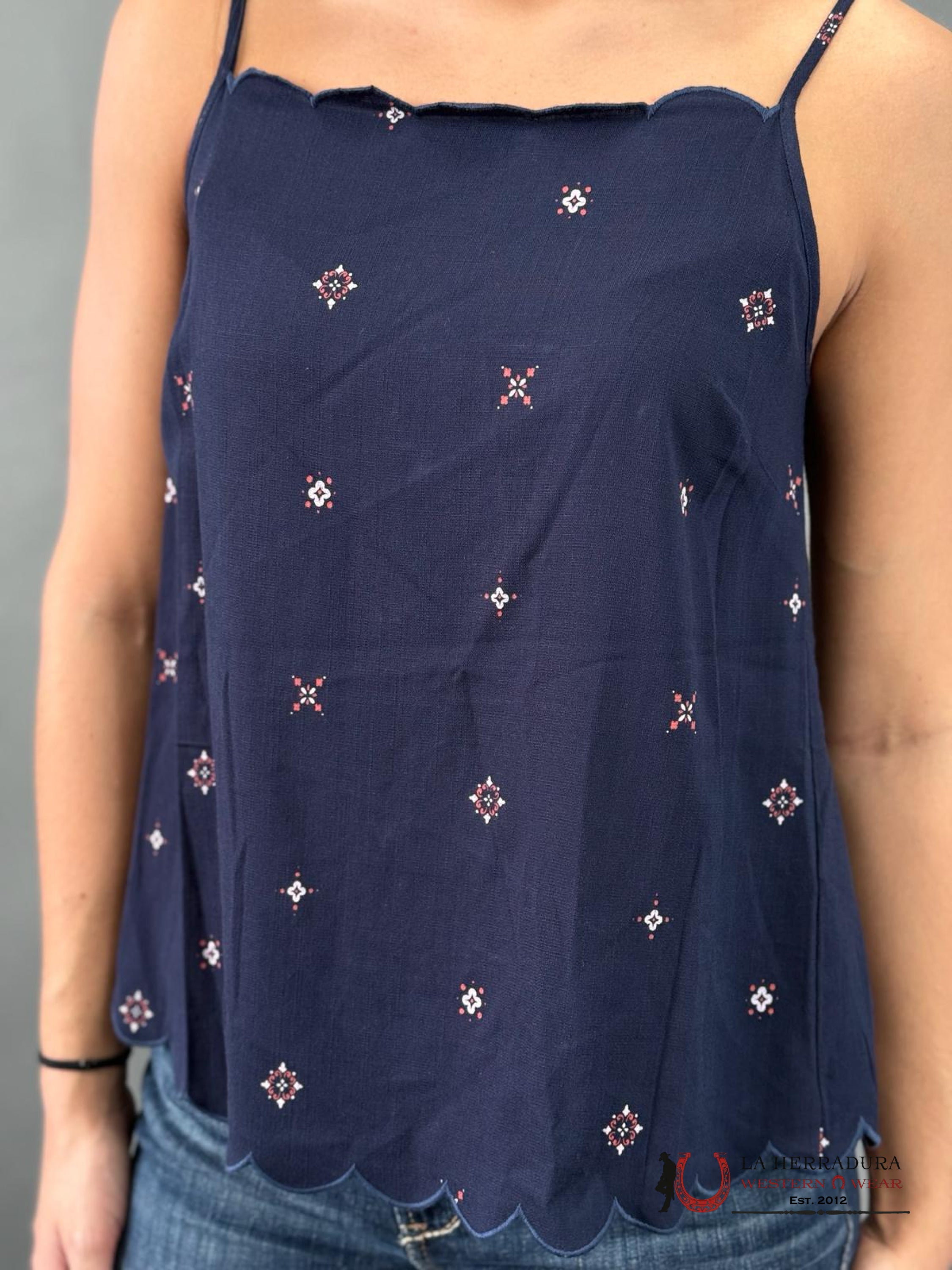 Women’s Ariat Presley Top Navy Eclipse Ropa Mujeres