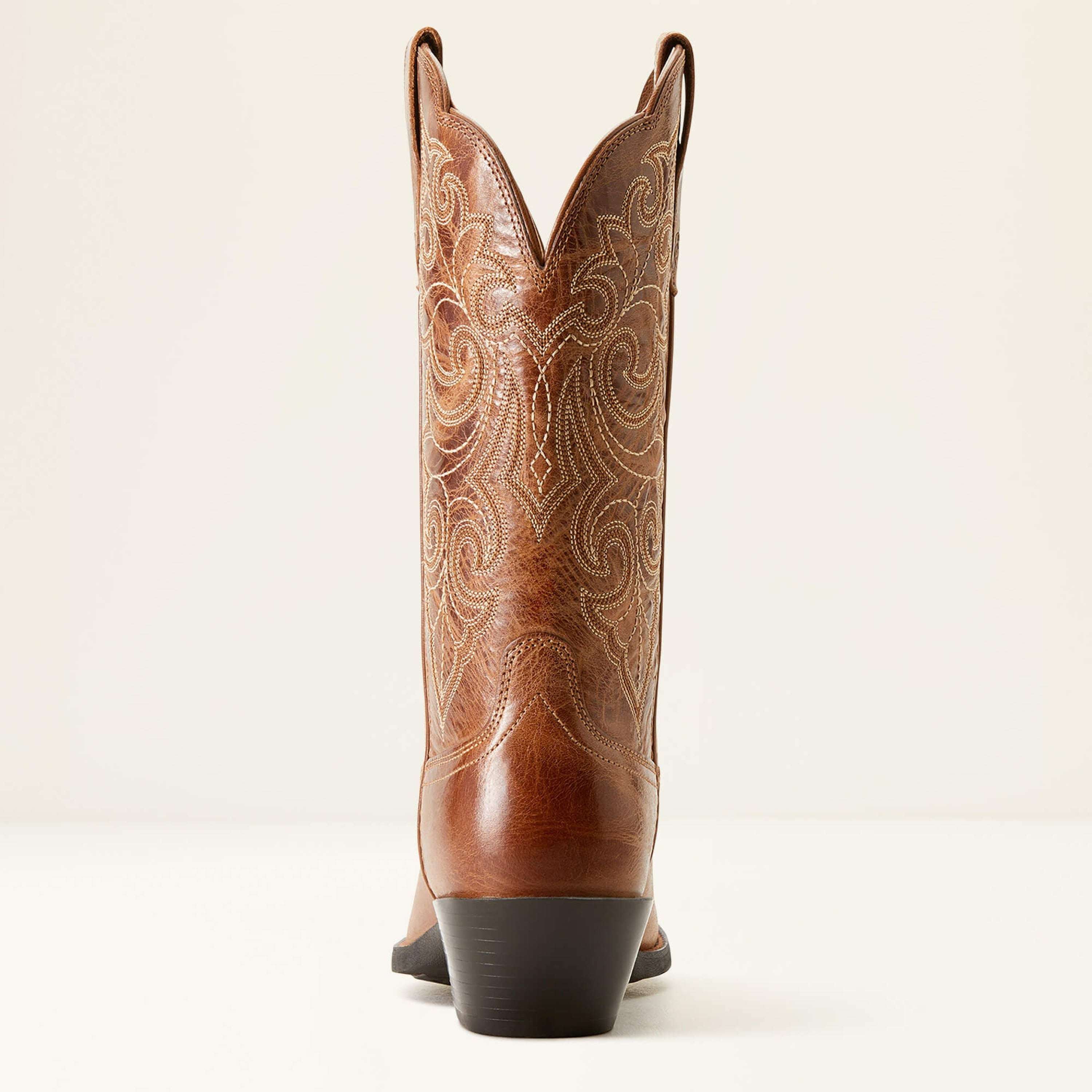 Womens Ariat Ready Russet Western Round Up Square Toe Boots Botas Mujeres