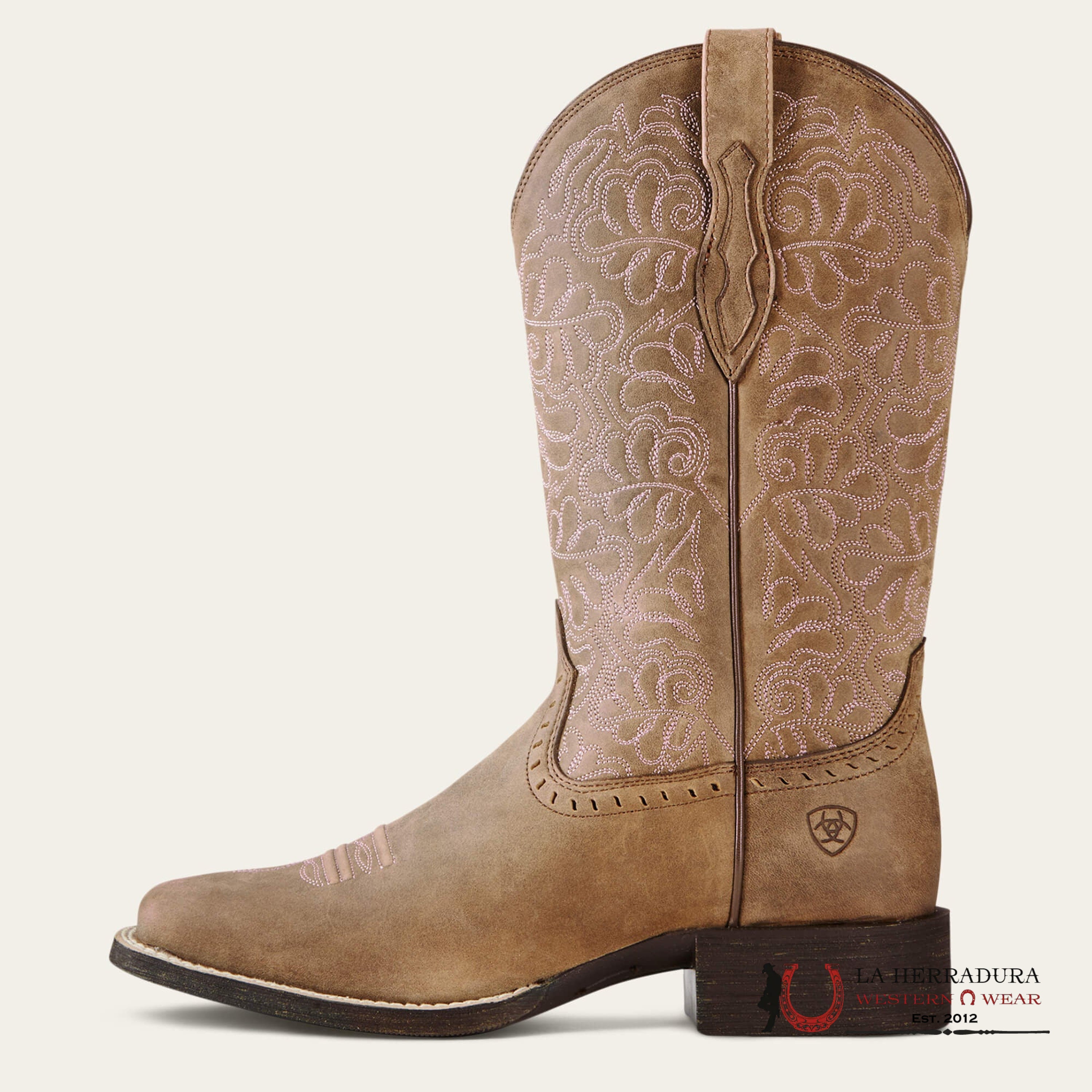 WOMENS ARIAT ROUND UP REMUDA SQUARE TOE BOOT - 9906 BOTAS MUJERES