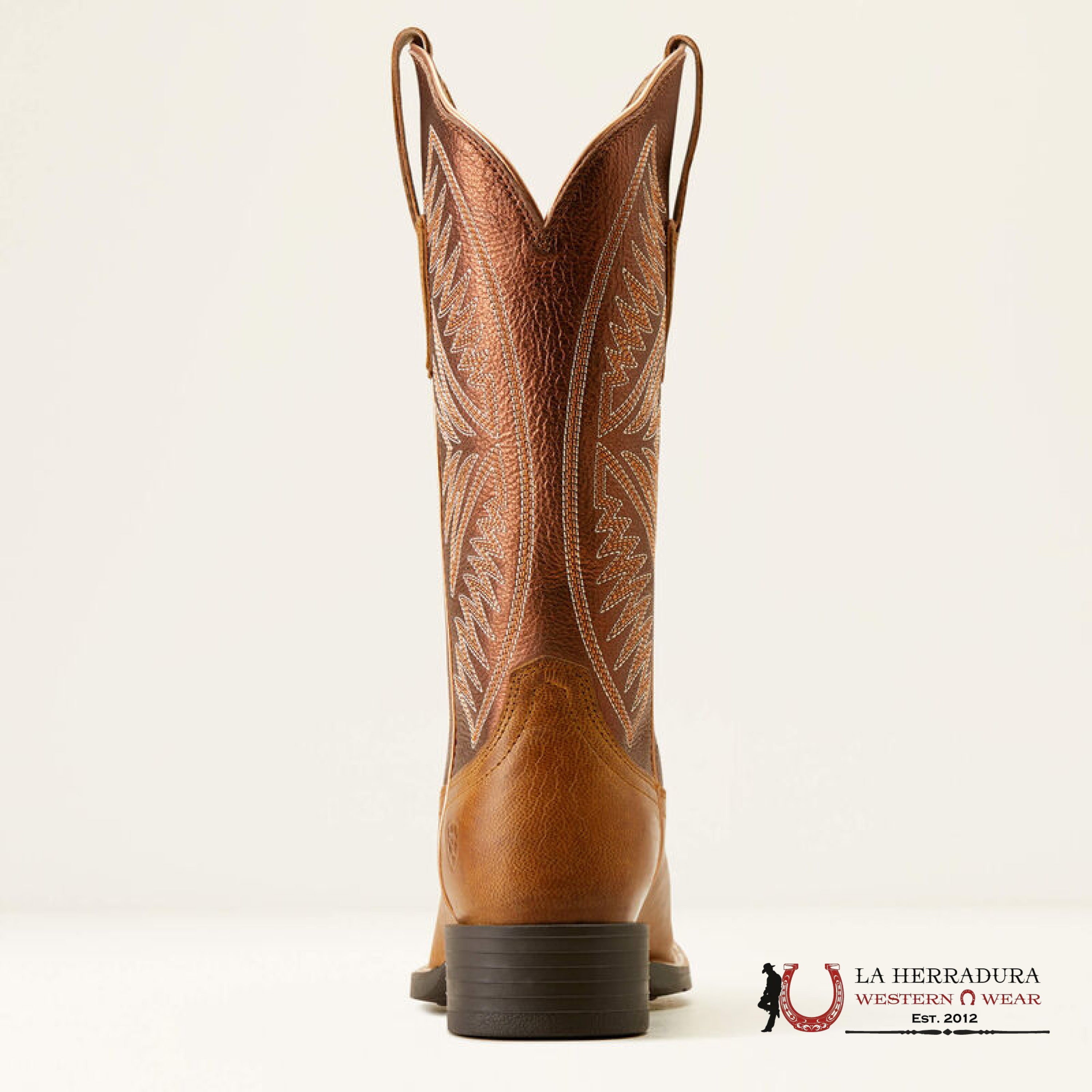 WOMENS ARIAT ROUND UP RUIDOSO PEARL / BURNISHED CHESTNUT 10051066 BOTAS MUJERES