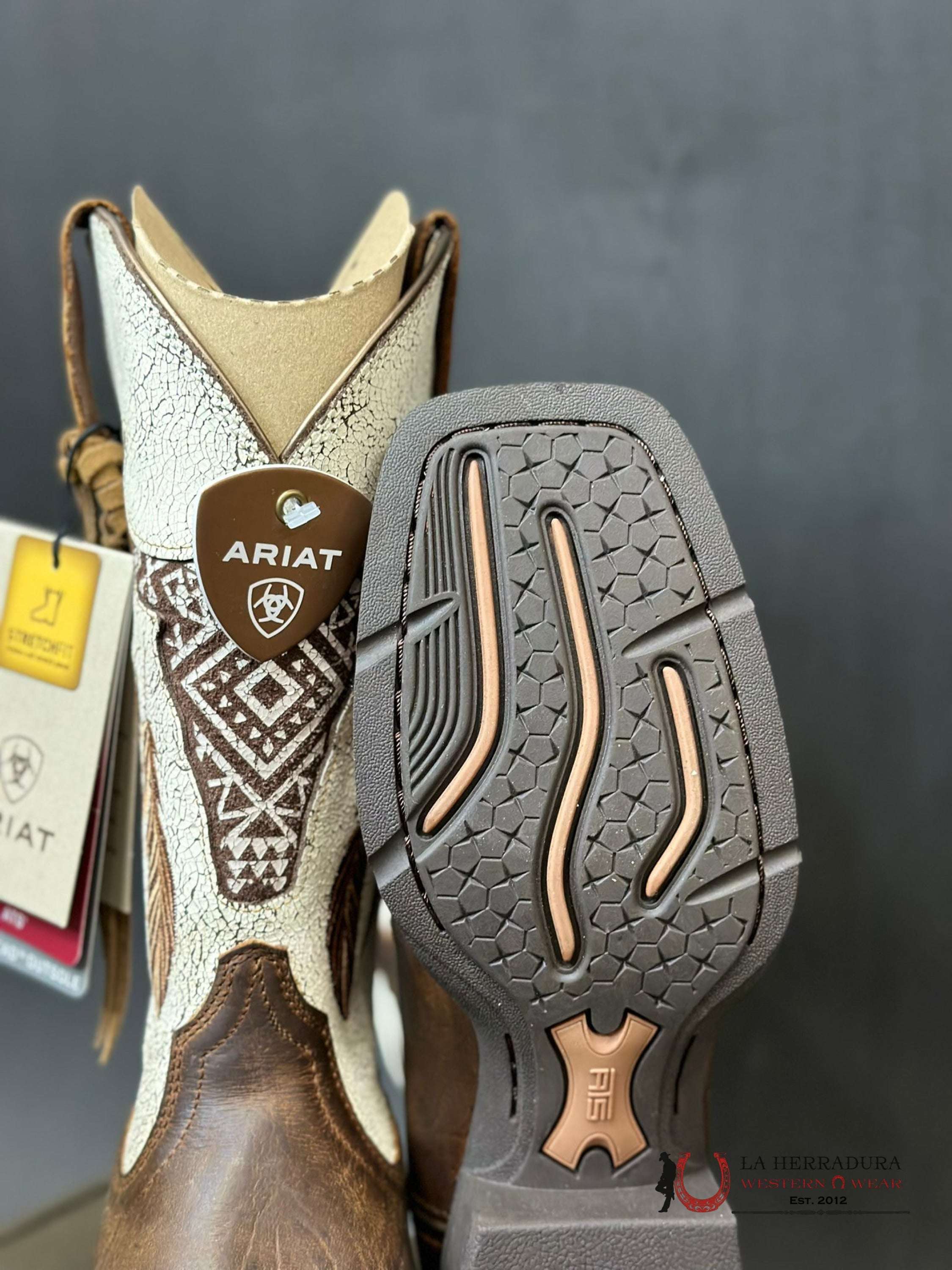 Womens Ariat Round Up Southwest Stretch Fit Boot Botas Mujeres