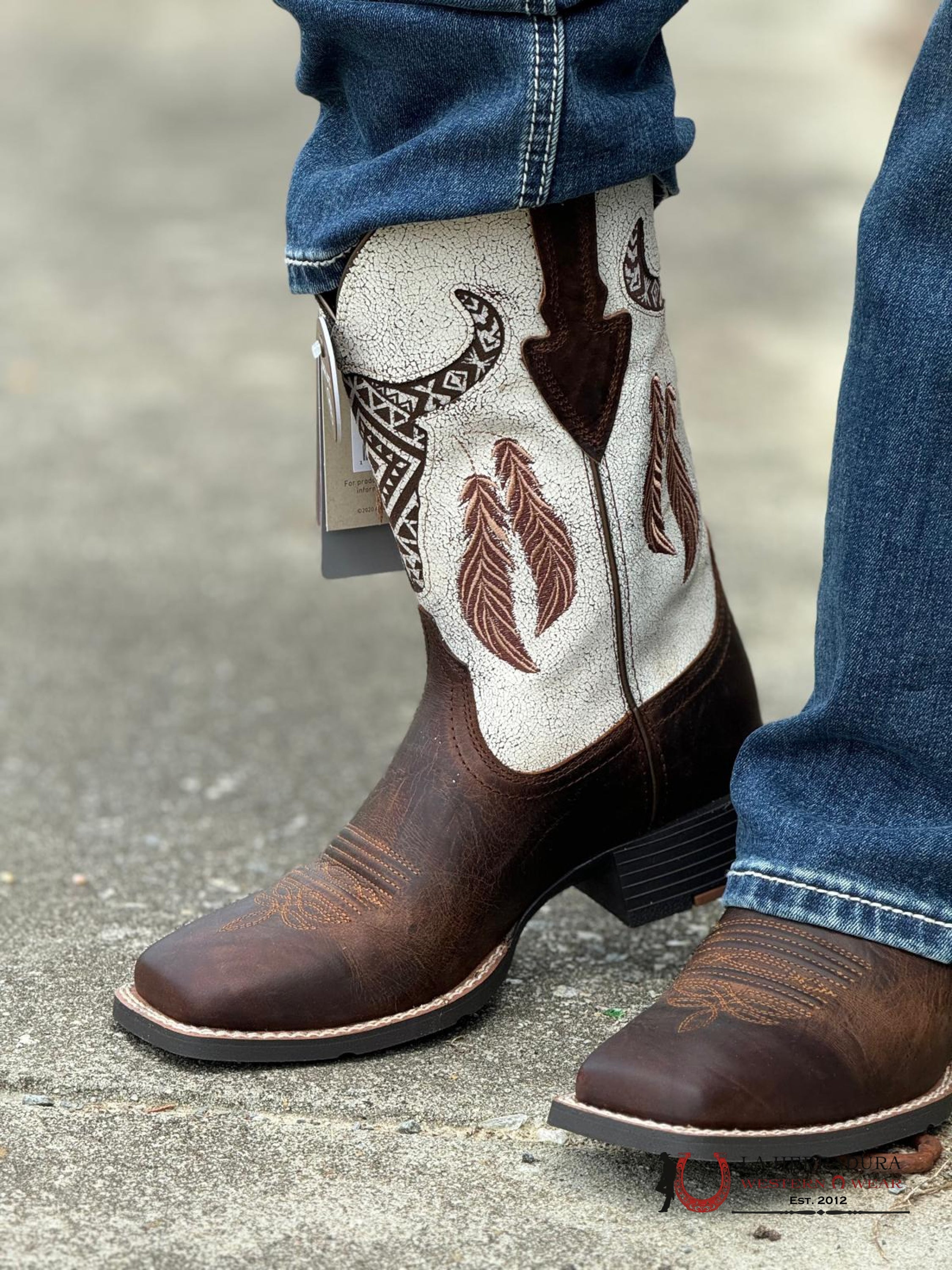 Womens Ariat Round Up Southwest Stretch Fit Boot Botas Mujeres