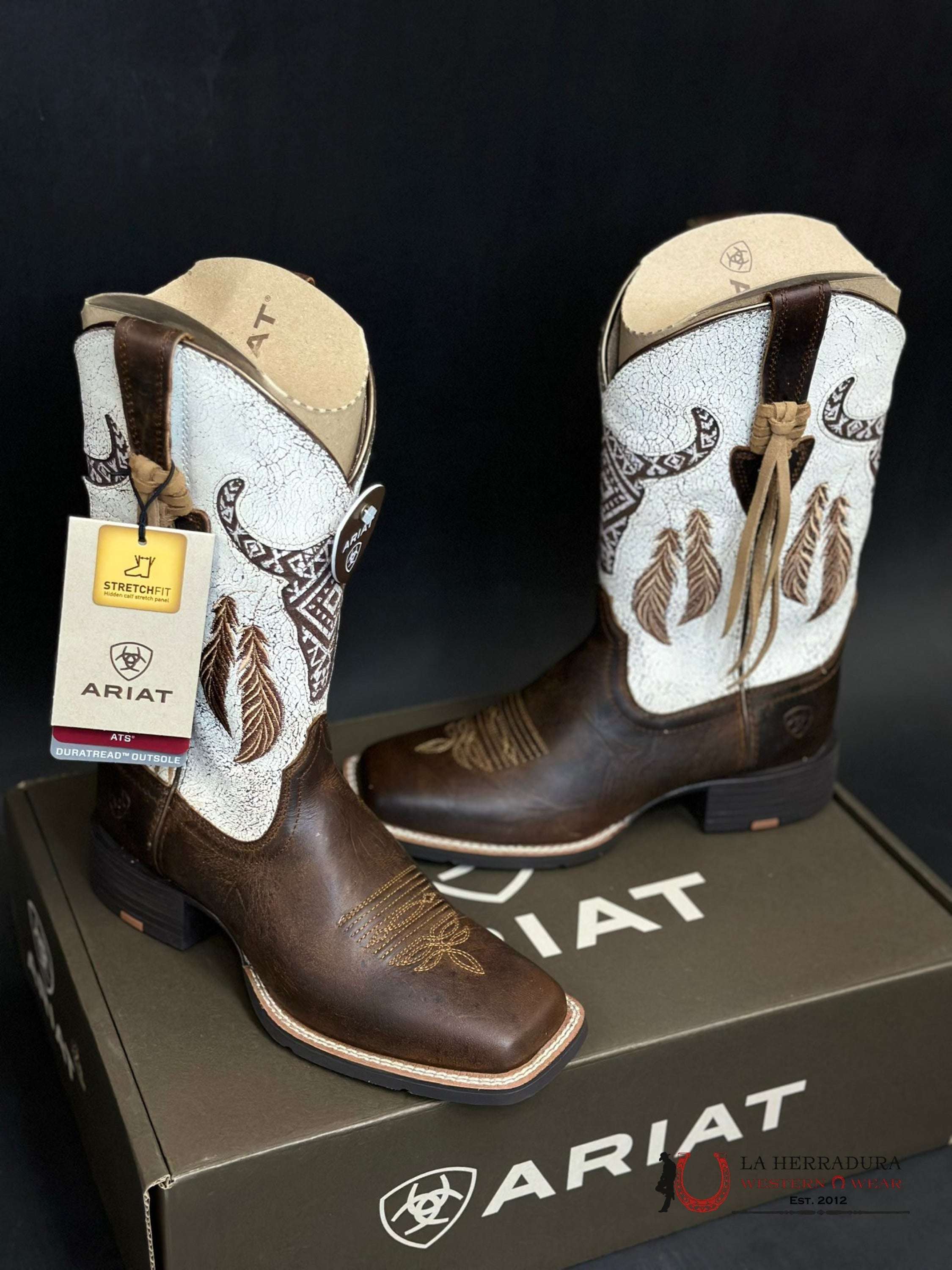 Womens Ariat Round Up Southwest Stretch Fit Boot Botas Mujeres