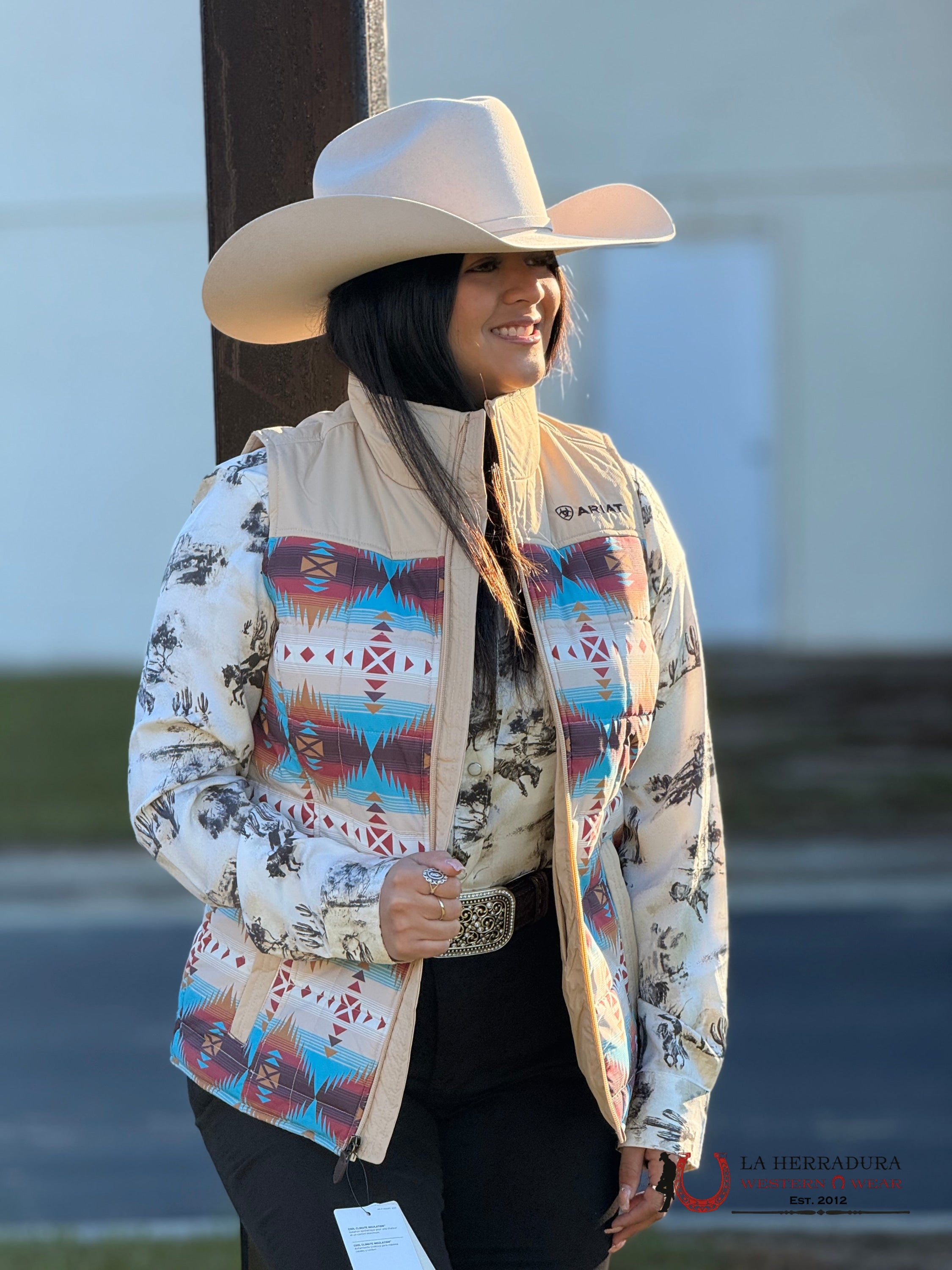 Women’s Ariat Serrano Southwest Print Cruins Vest-2832 Ropa Mujeres