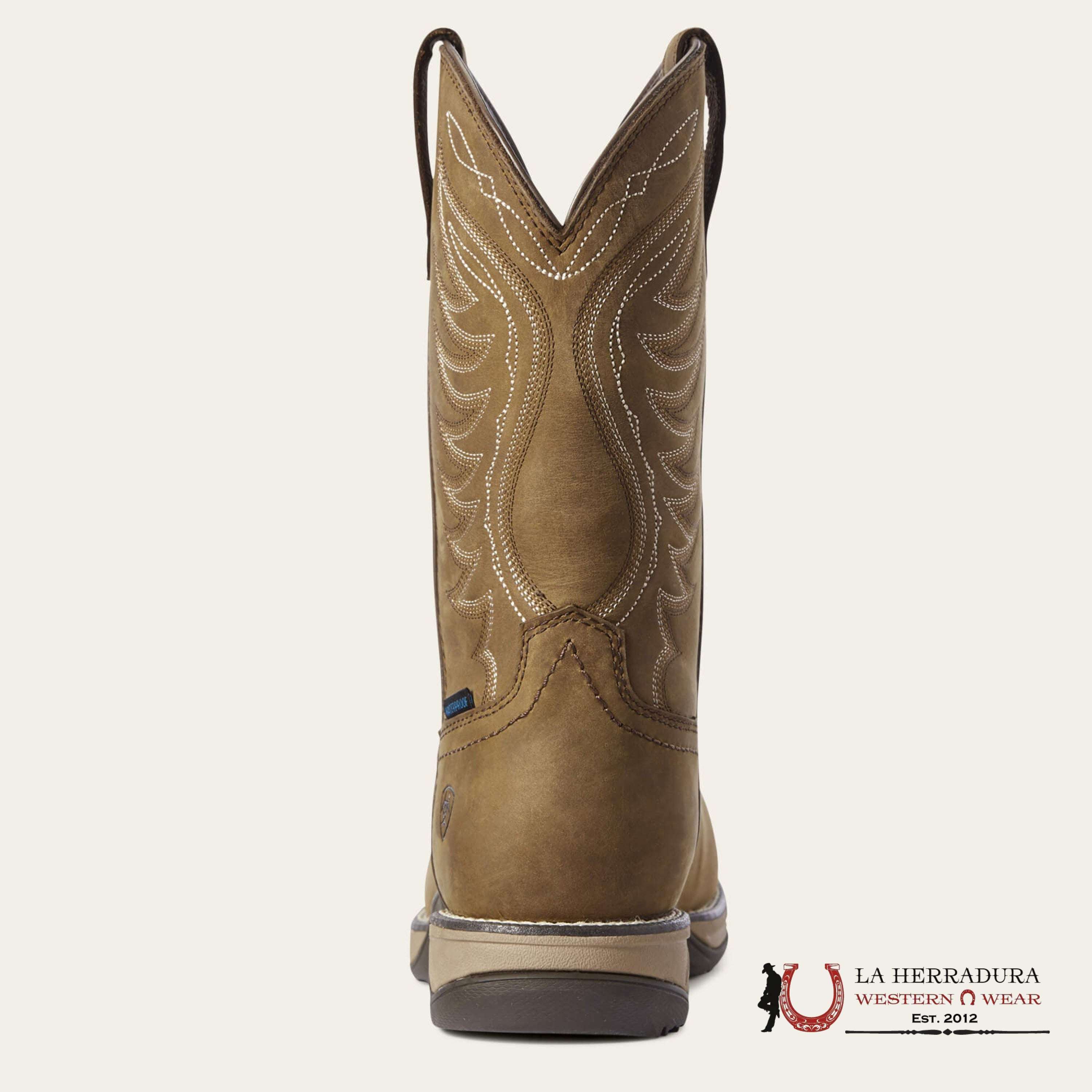 WOMENS ARIAT WORK BOOT ANTHEM H20 COMP TOE DISTRESSED BROWN WATER PROOF 10031664 BOTAS MUJERES