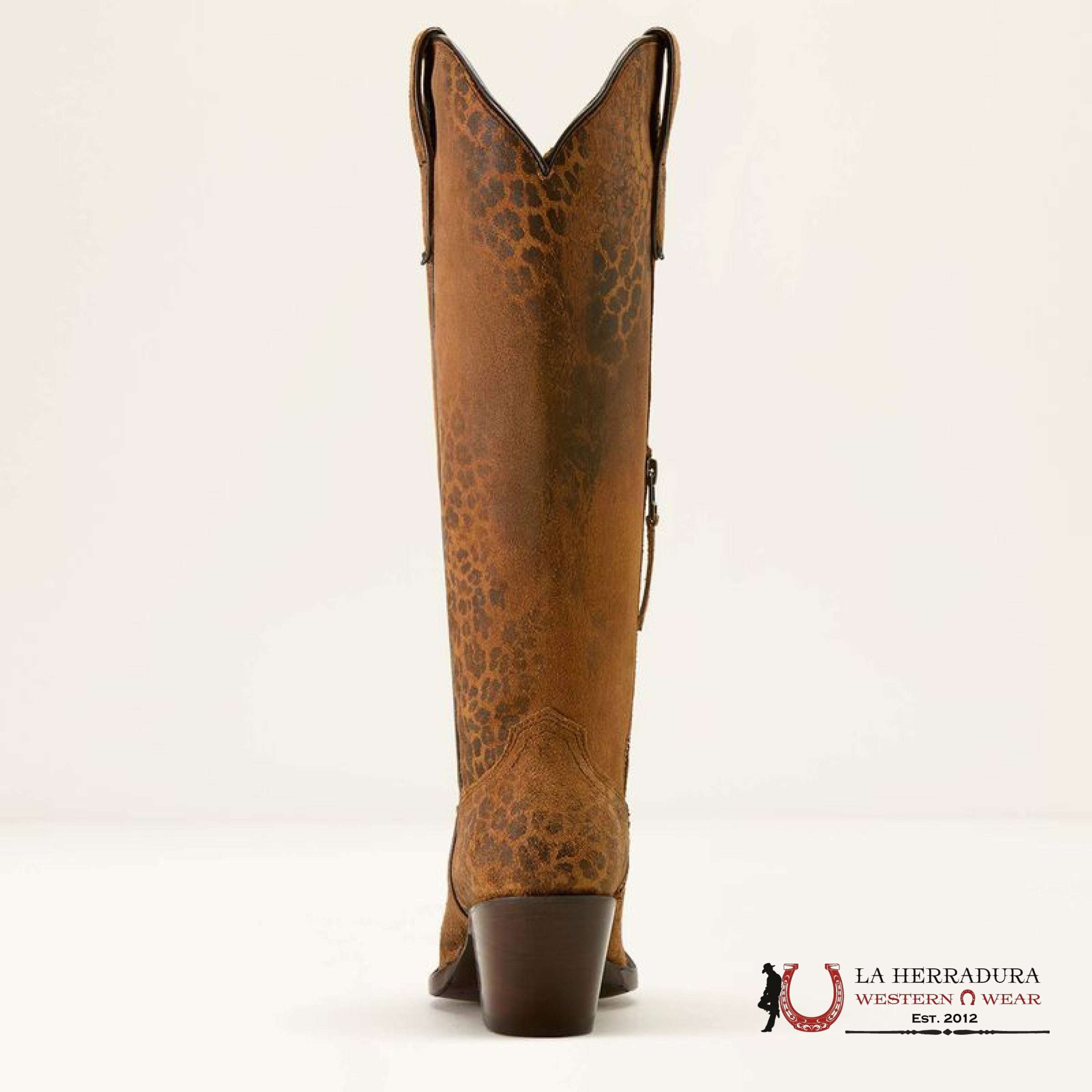WOMEN’S CASANOVA DISTRESSED LEOPARD SUEDE 10063993 BOTAS MUJERES