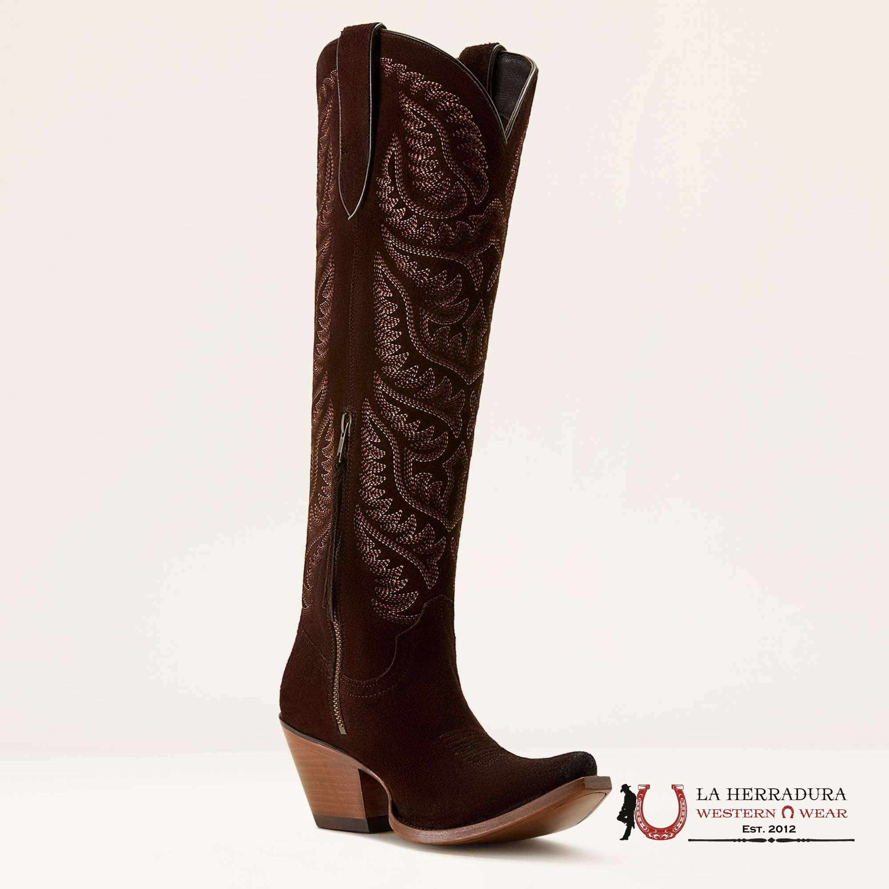 WOMEN’S CASANOVA LARAMIE STRETCHFIT SUEDE FRENCH ROAST 10063926 BOTAS MUJERES