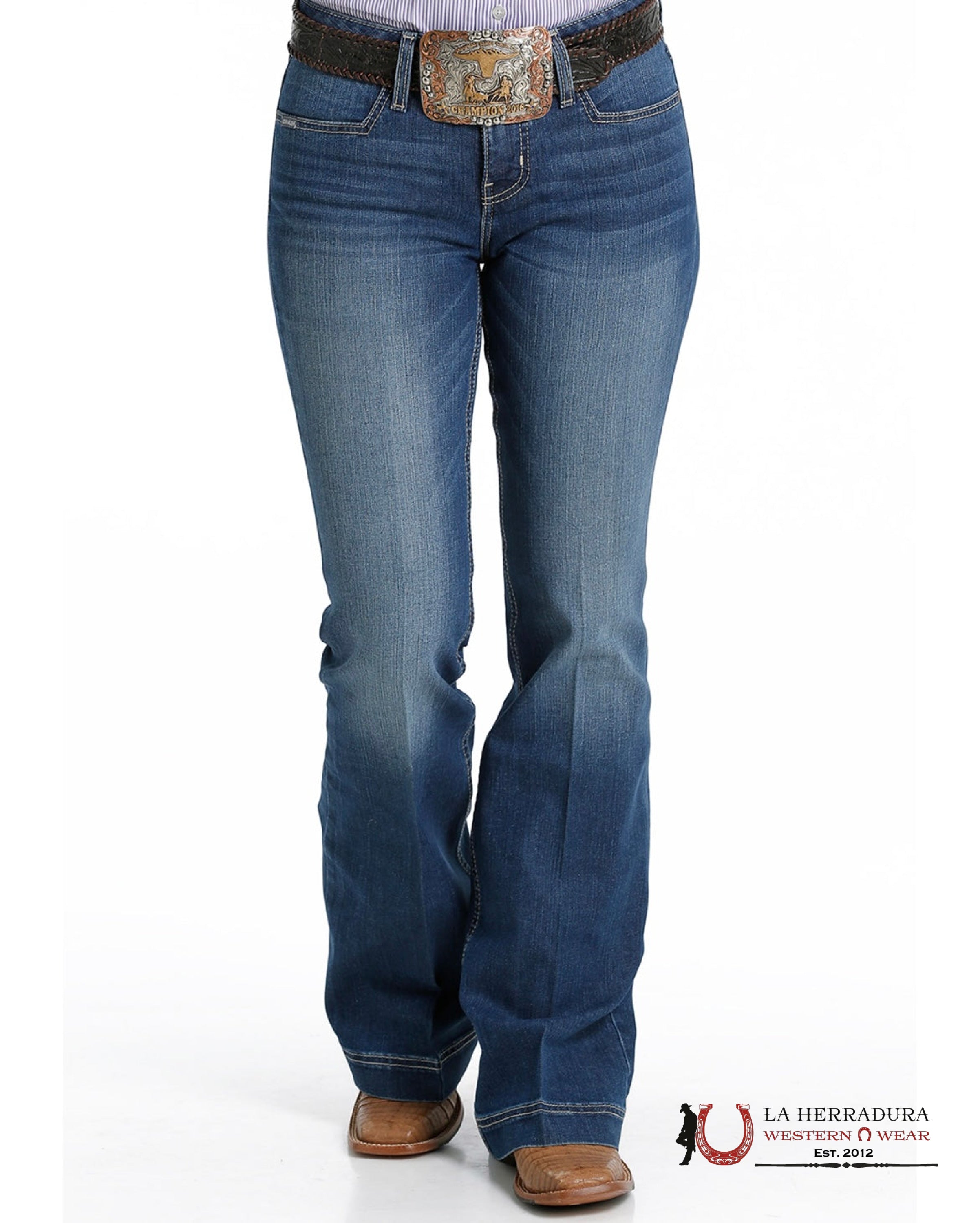 WOMEN’S CINCH LYNDEN TROUSER MEDIUM STONEWASH MJ81455088 ROPA MUJERES