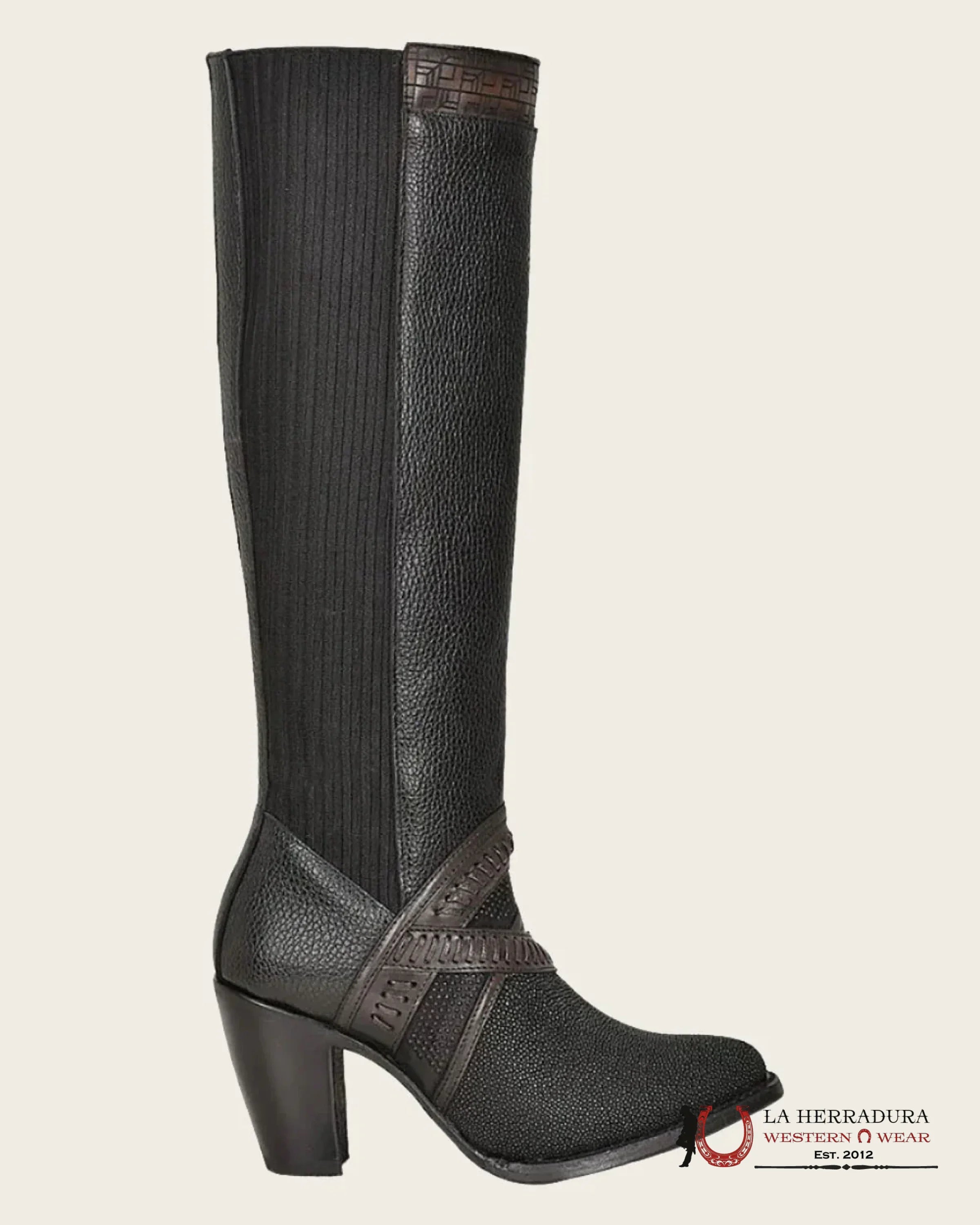 WOMENS CUADRA MANTARRAYA NEGRA TALL BOOT CU725 BOTAS MUJERES