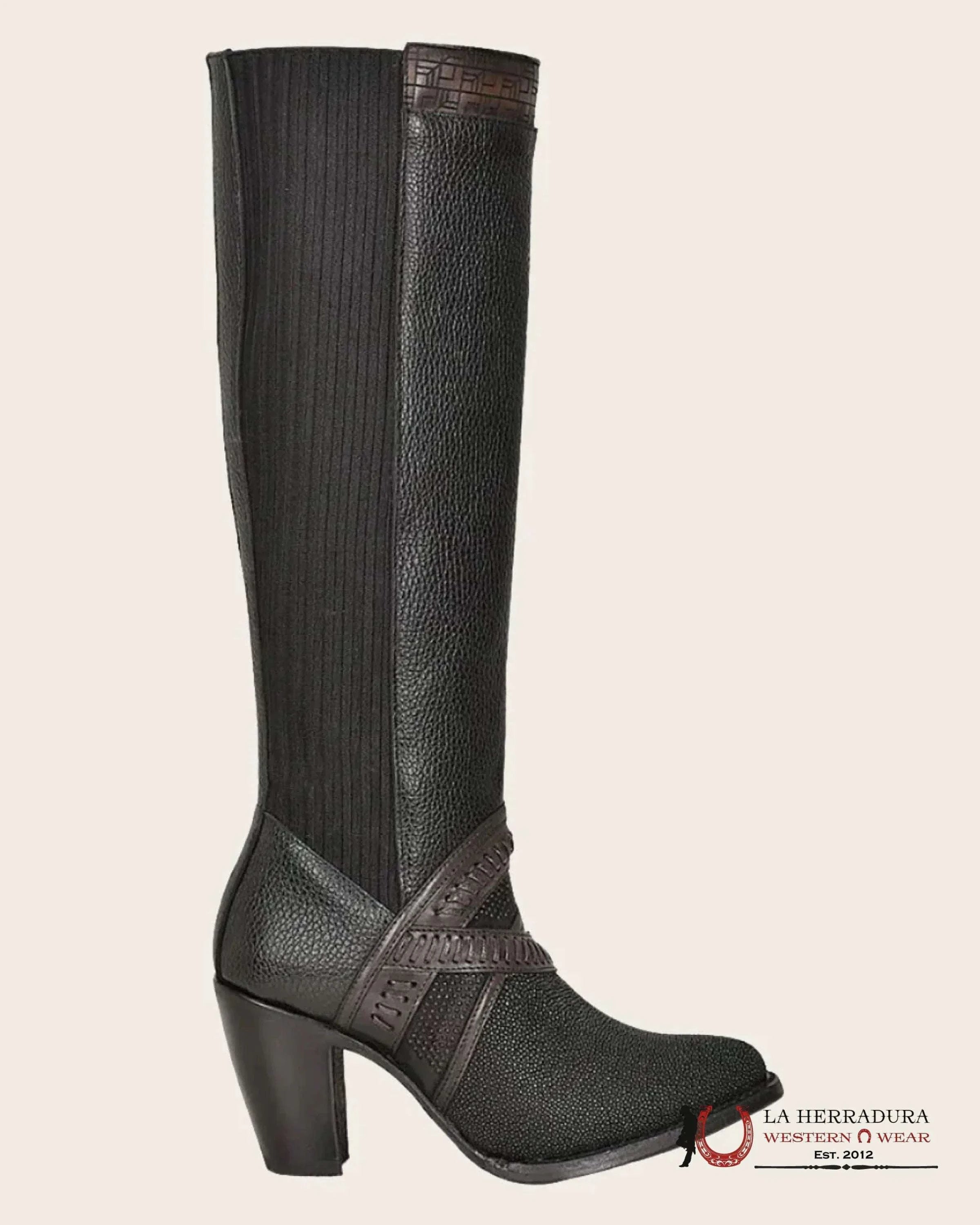 WOMENS CUADRA MANTARRAYA NEGRA TALL BOOT CU725 BOTAS MUJERES