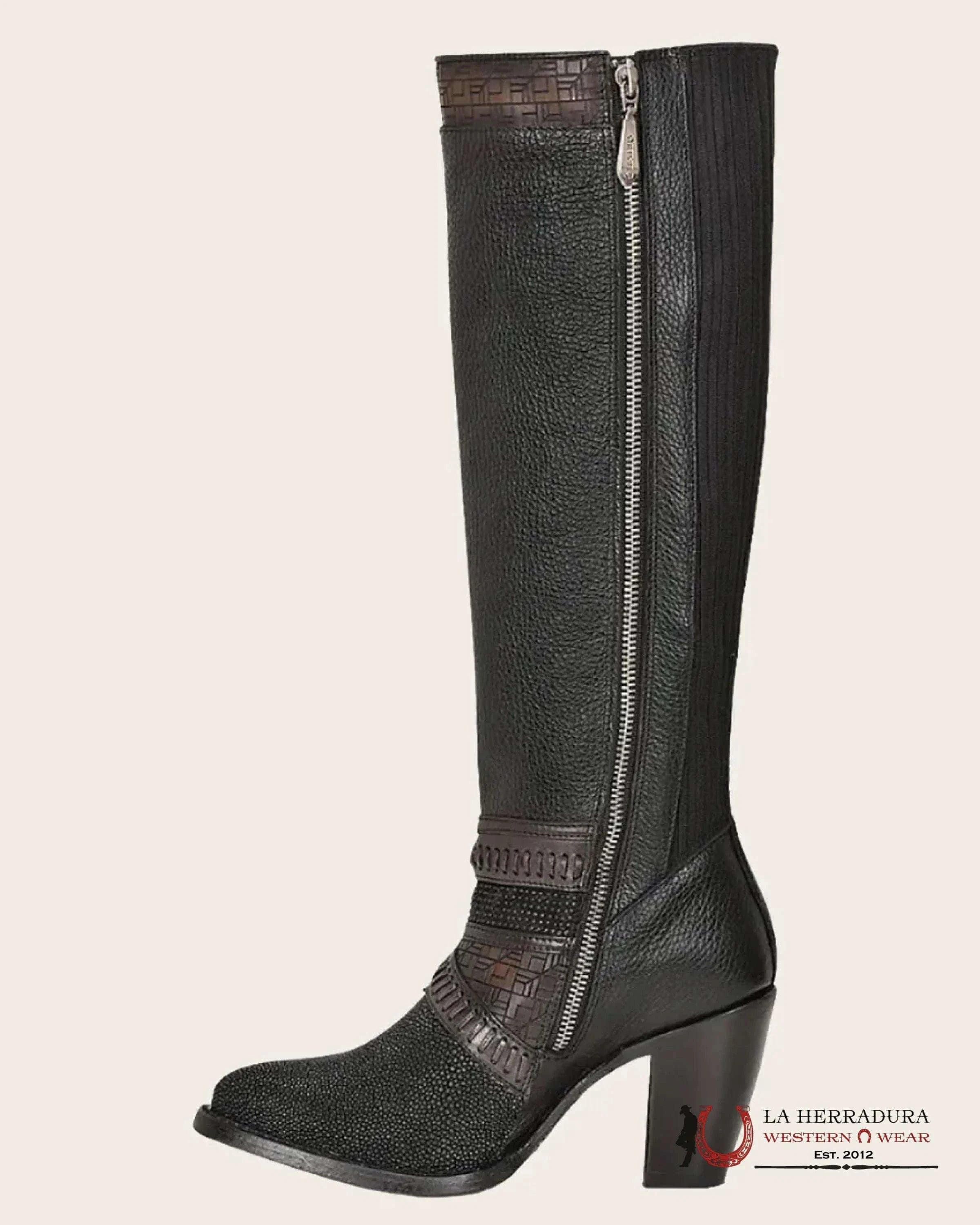 WOMENS CUADRA MANTARRAYA NEGRA TALL BOOT CU725 BOTAS MUJERES