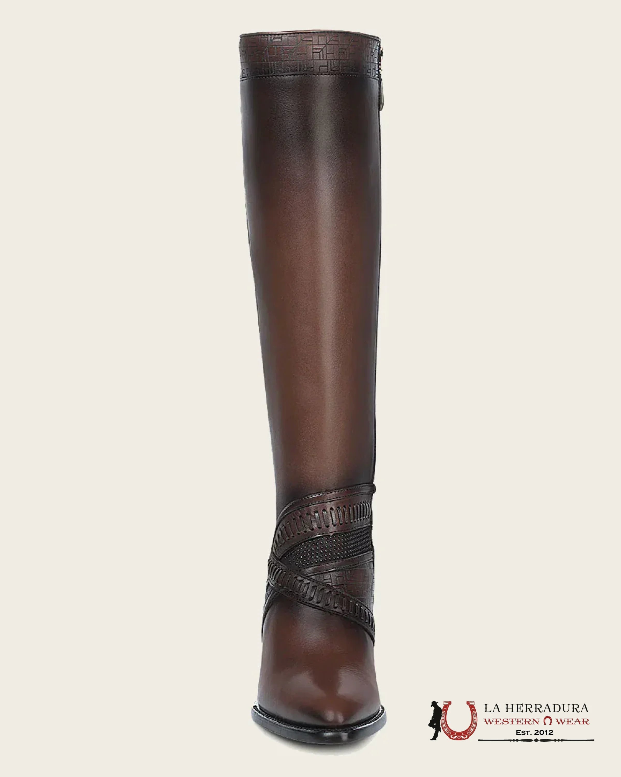 WOMEN’S CUADRA TALL BOOT RES CRUST MIEL LASER ROUND TOE BOTAS MUJERES