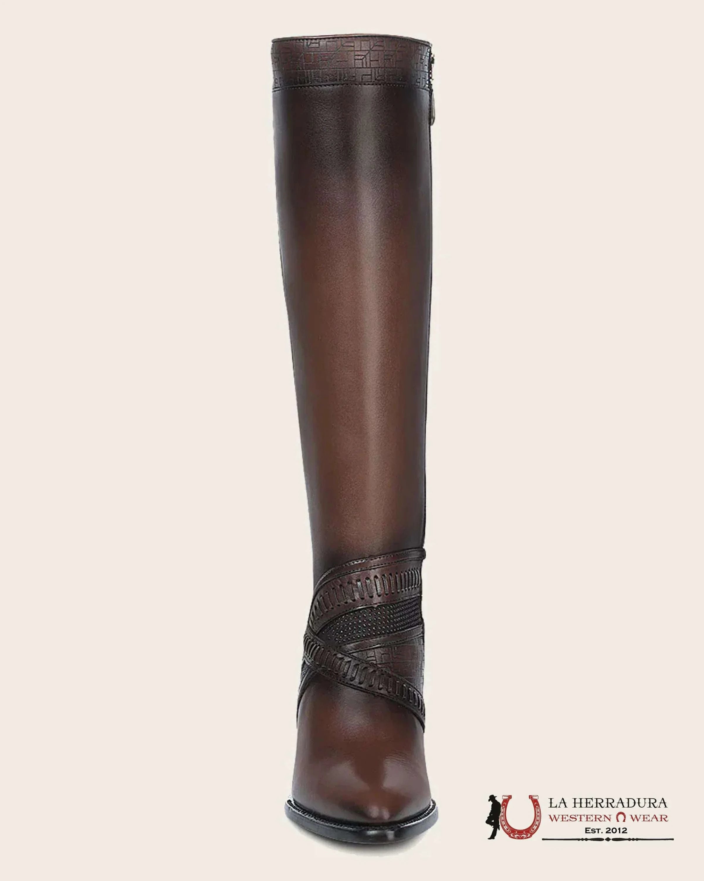 WOMEN’S CUADRA TALL BOOT RES CRUST MIEL LASER ROUND TOE BOTAS MUJERES