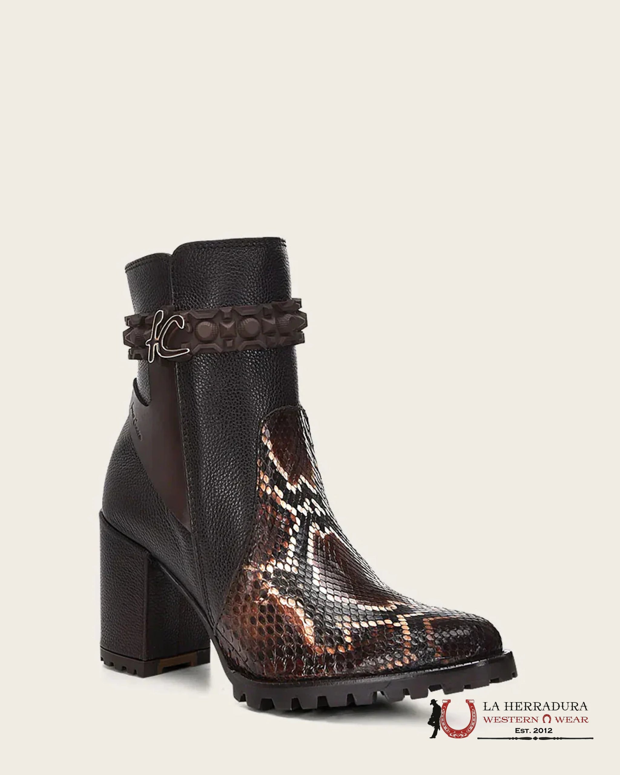 WOMEN'S FRANCO CUADRA PYTHON CAFE CACAO BRISTOL COWHIDE FC760 WOMEN'S FRANCO CUADRA PYTHON CAFE CACAO BRISTOL COWHIDE FC760