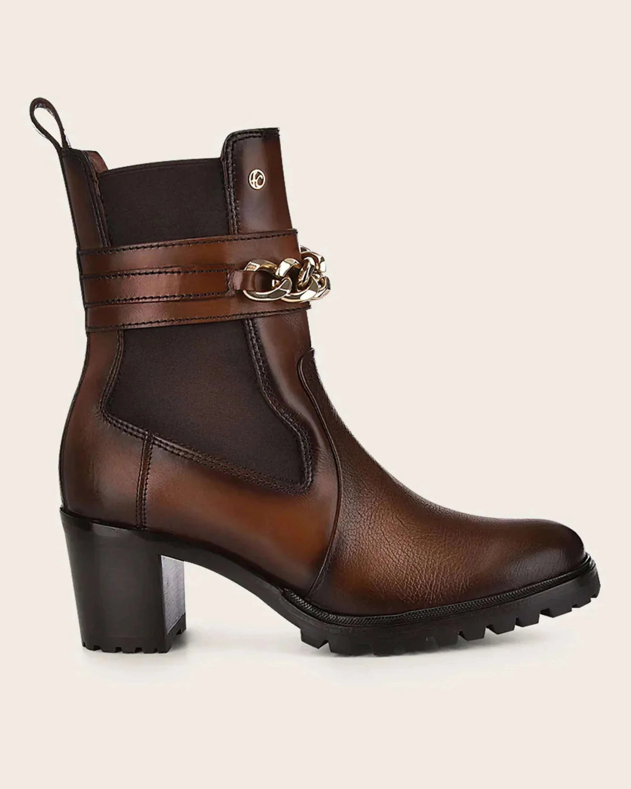 WOMEN’S FRANCO CUADRA SHORT BOOT BUFALINA PARIS HONEY COWHIDE CALF BOTAS MUJERES