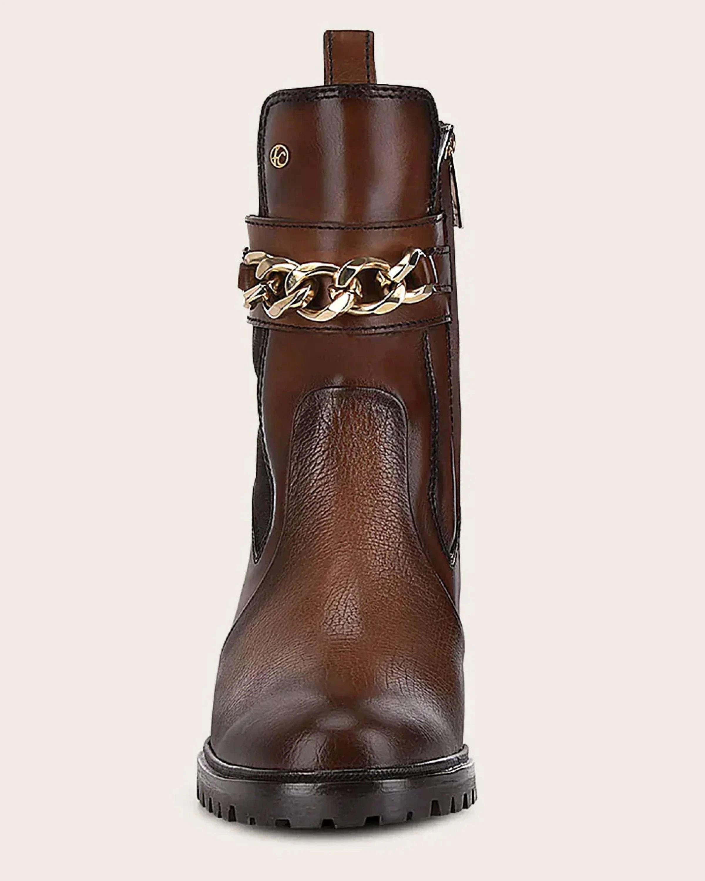 WOMEN’S FRANCO CUADRA SHORT BOOT BUFALINA PARIS HONEY COWHIDE CALF BOTAS MUJERES