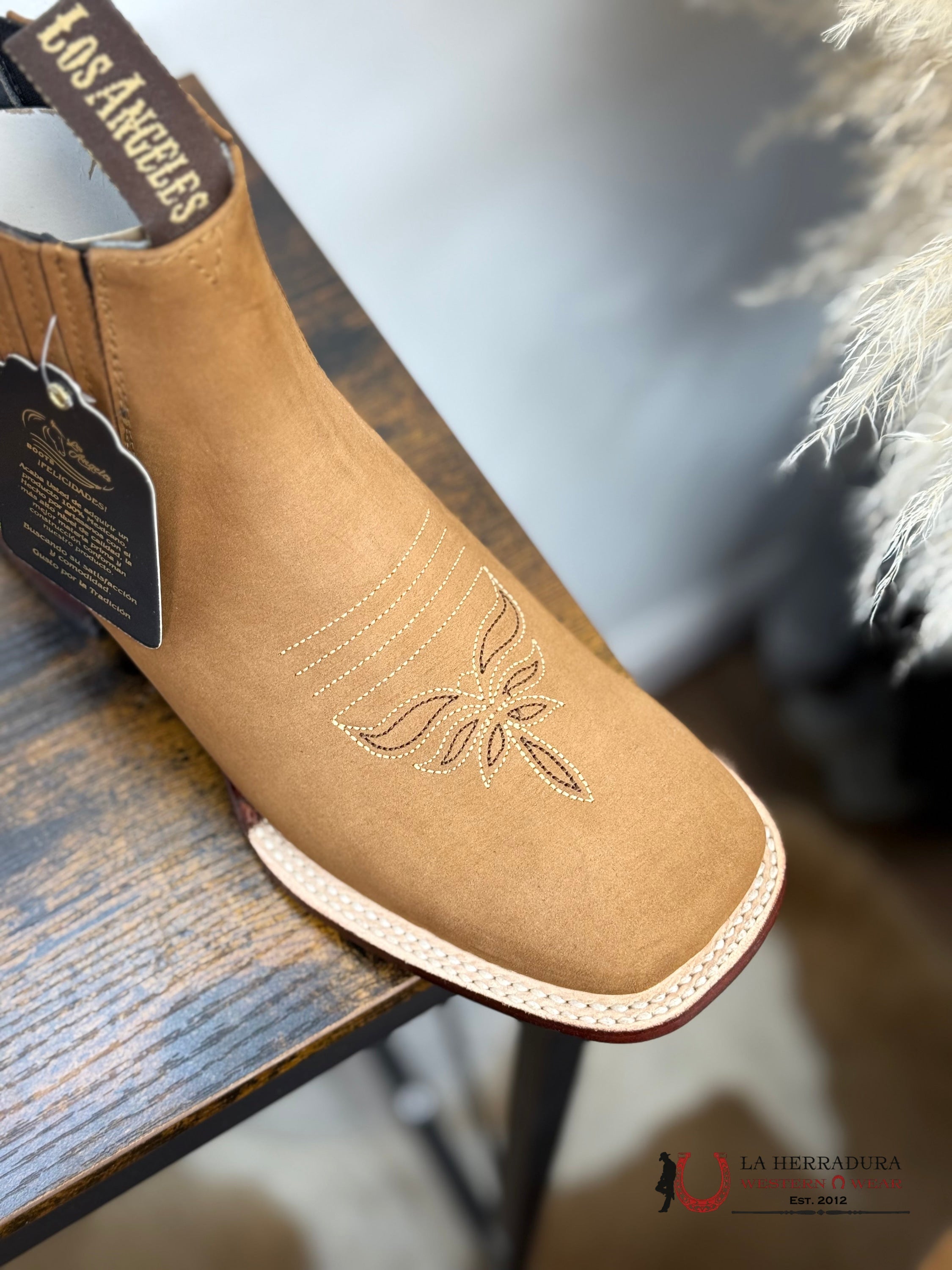 WOMENS LOS ANGELES SHORT BOOT SHEDRON SQUARE TOE 206350 BOTAS MUJERES