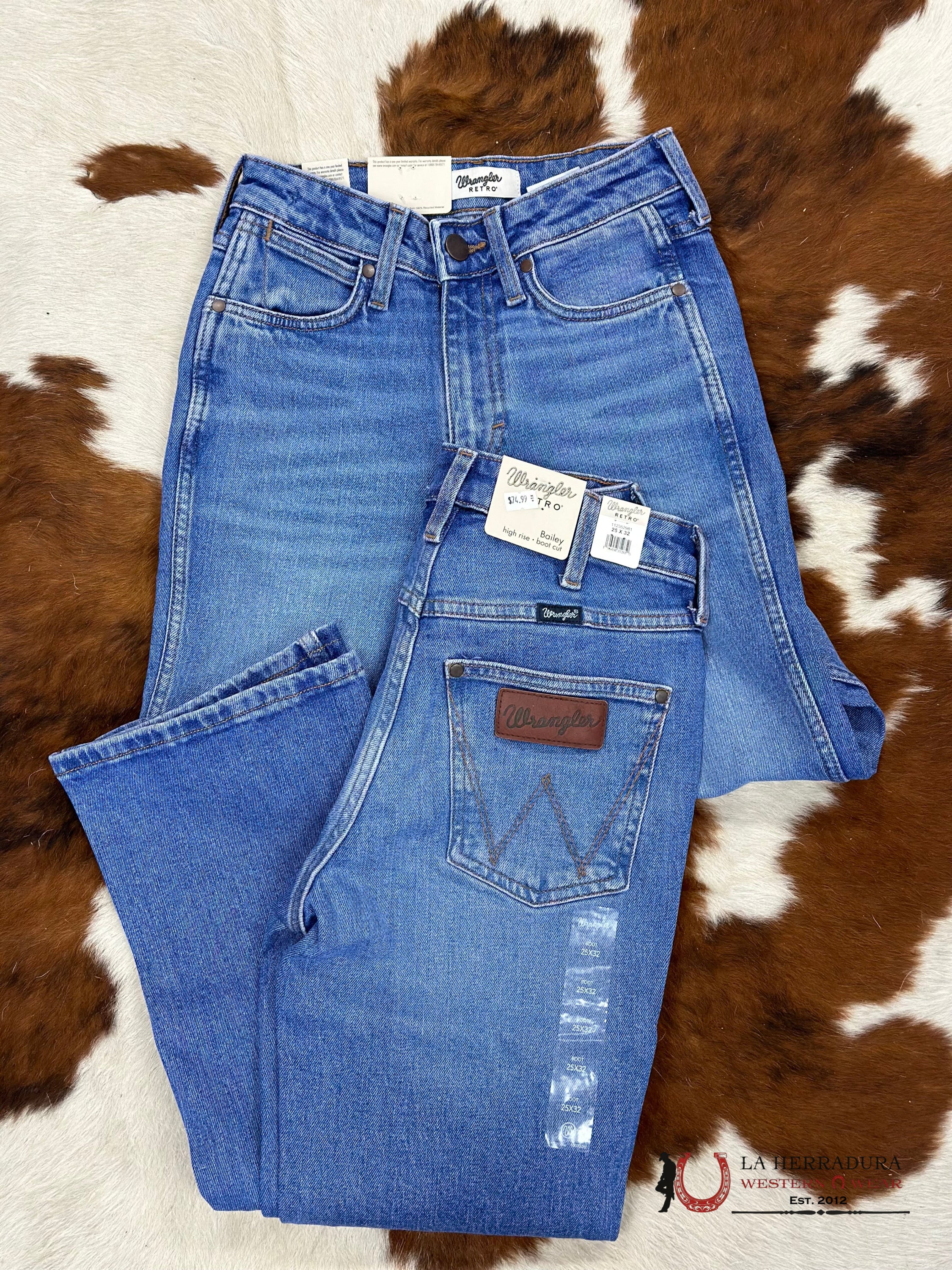 Womens Wrangler Bailey High Rise Bootcut Ropa Mujeres