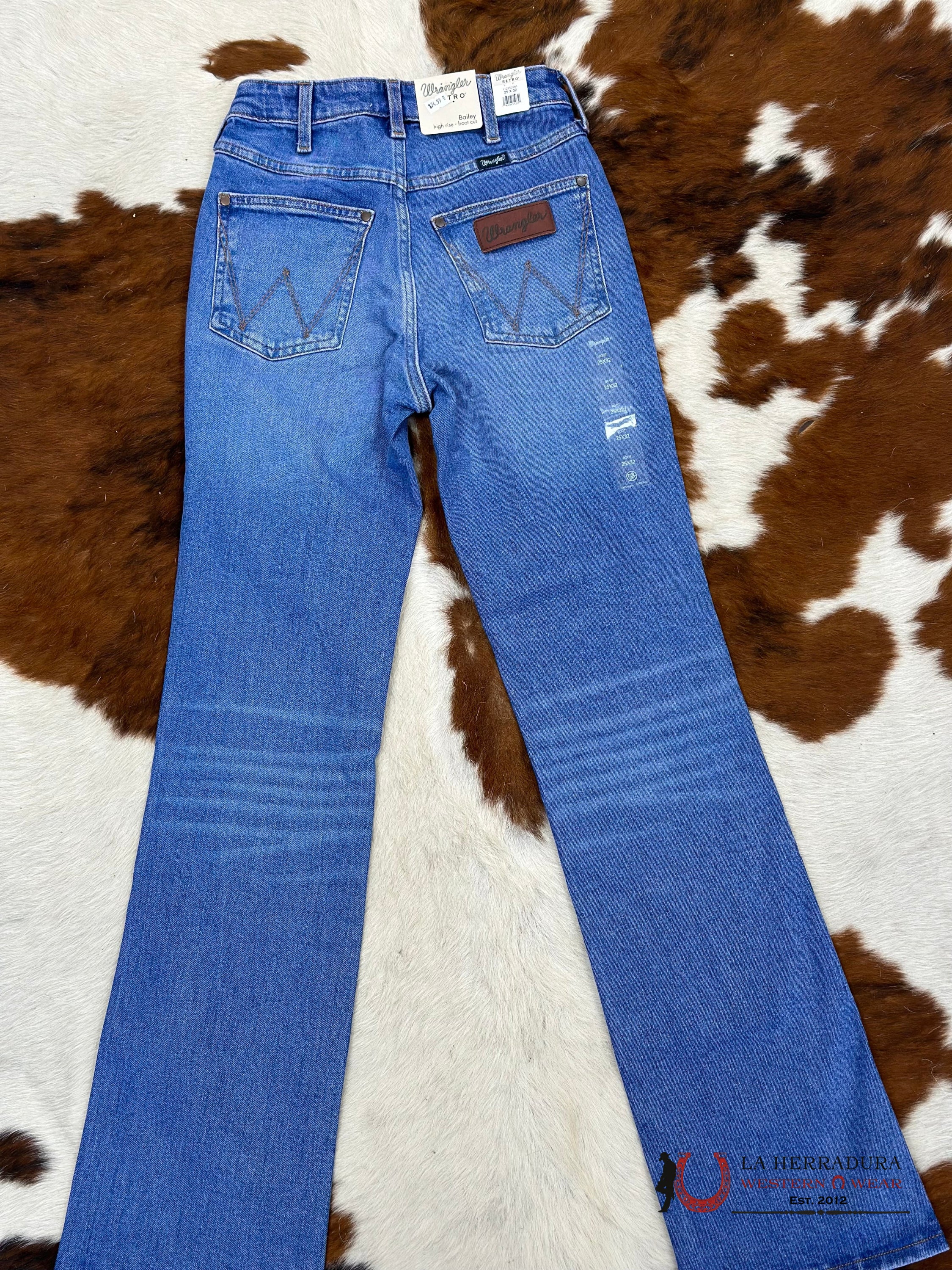 Womens Wrangler Bailey High Rise Bootcut Ropa Mujeres