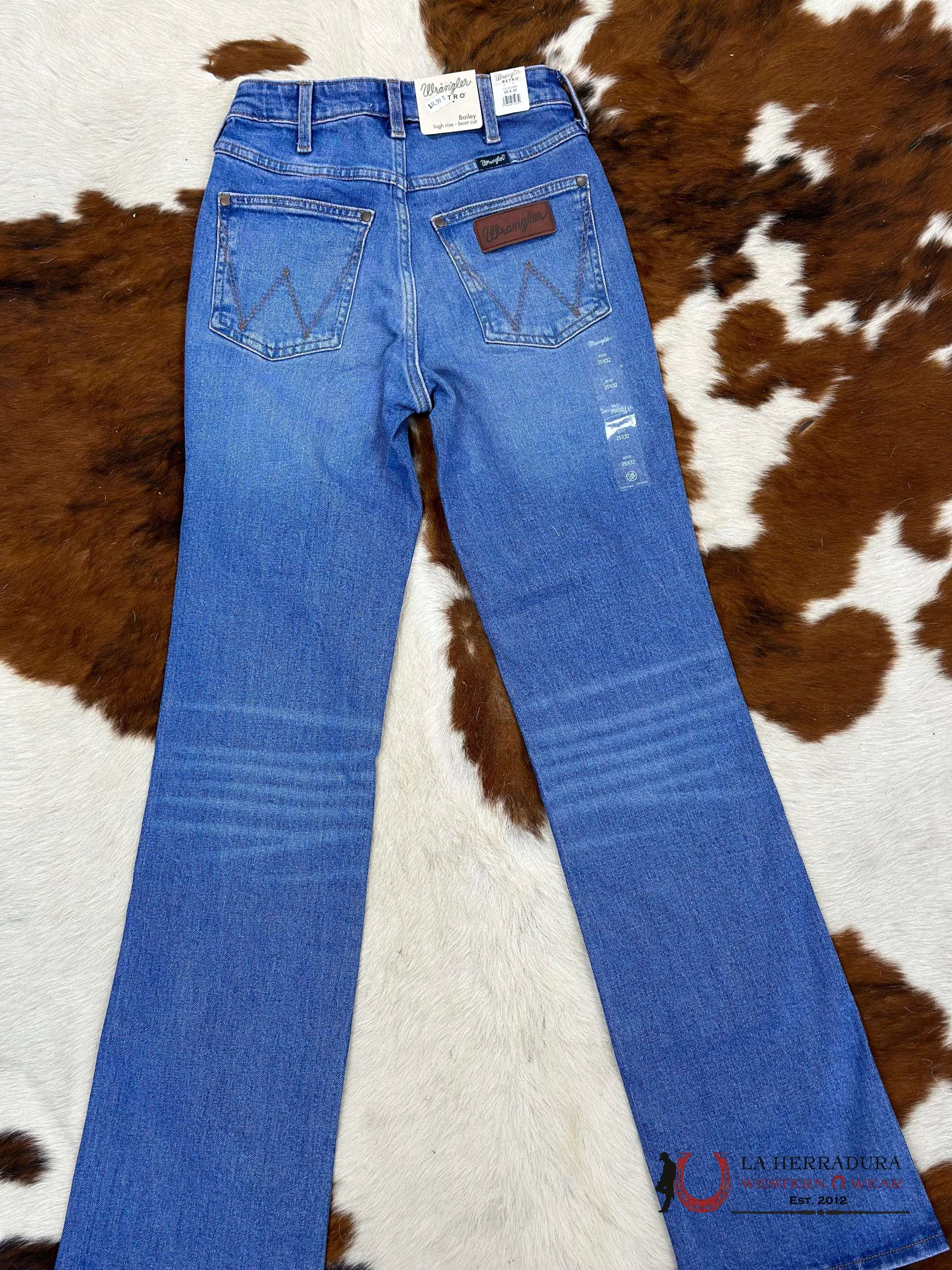 Womens Wrangler Bailey High Rise Bootcut Ropa Mujeres