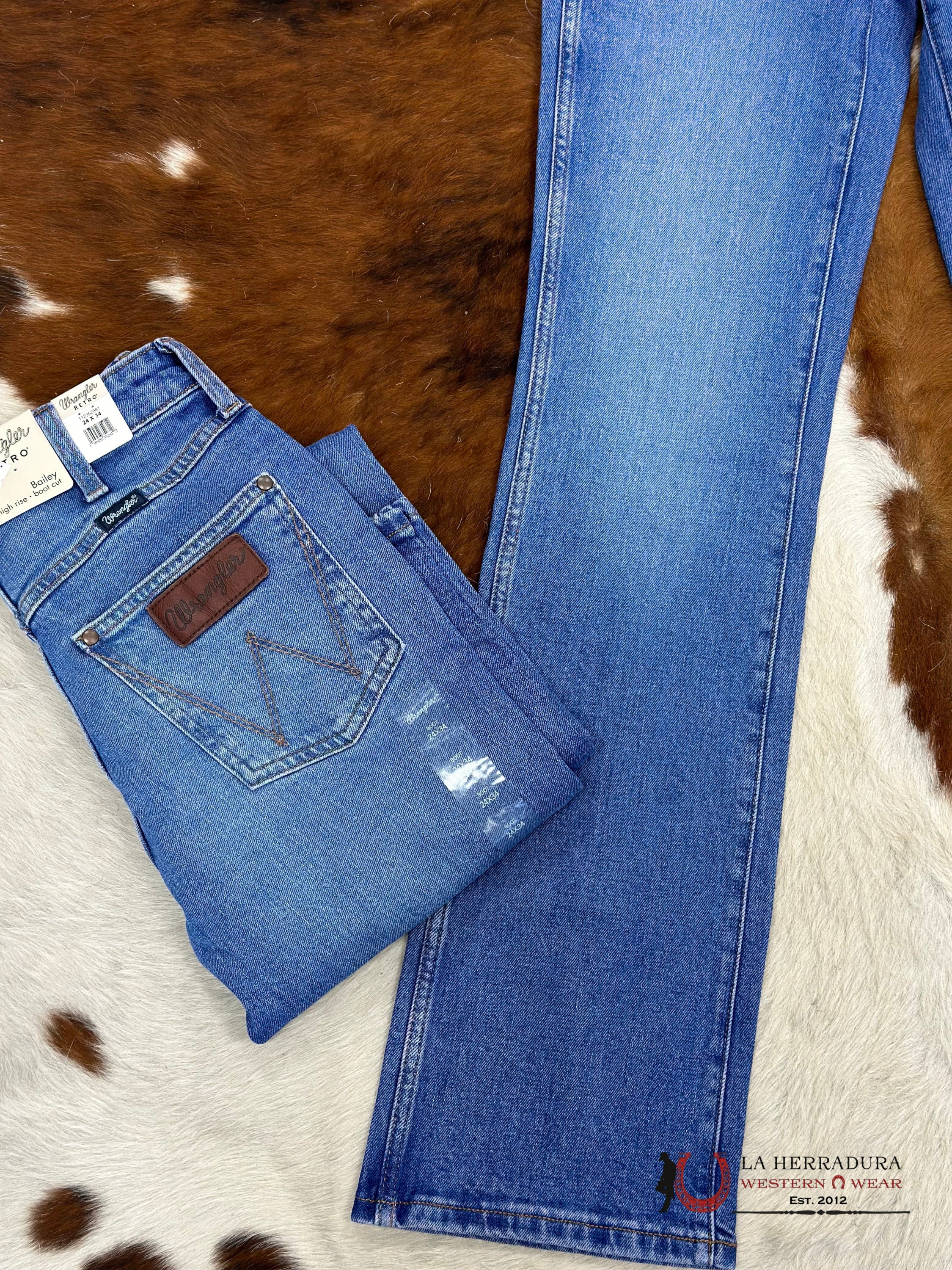 Womens Wrangler Bailey High Rise Bootcut Ropa Mujeres