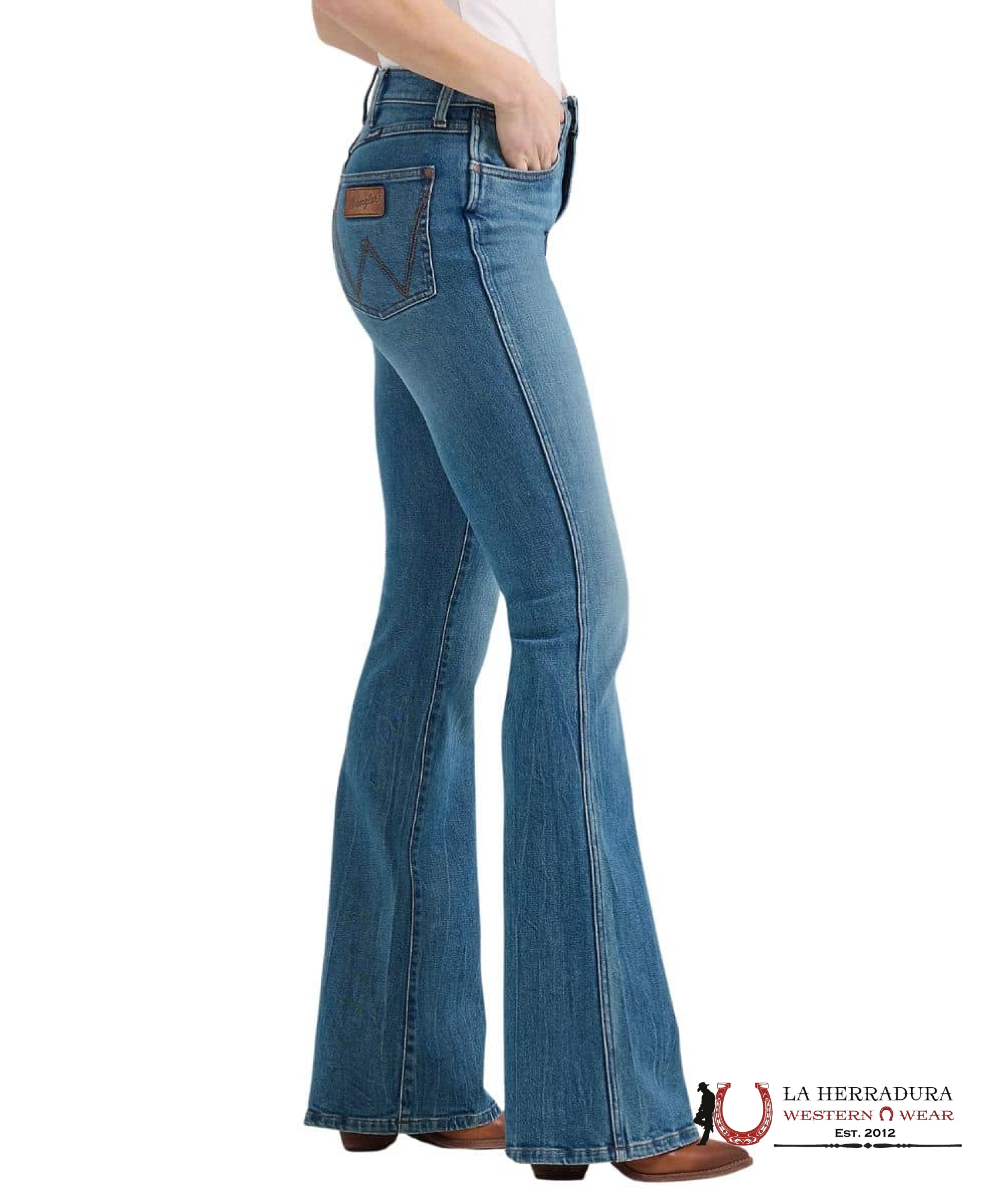 WOMENS WRANGLER BAILEY HIGH RISE FLARE 112361127 ROPA MUJERES