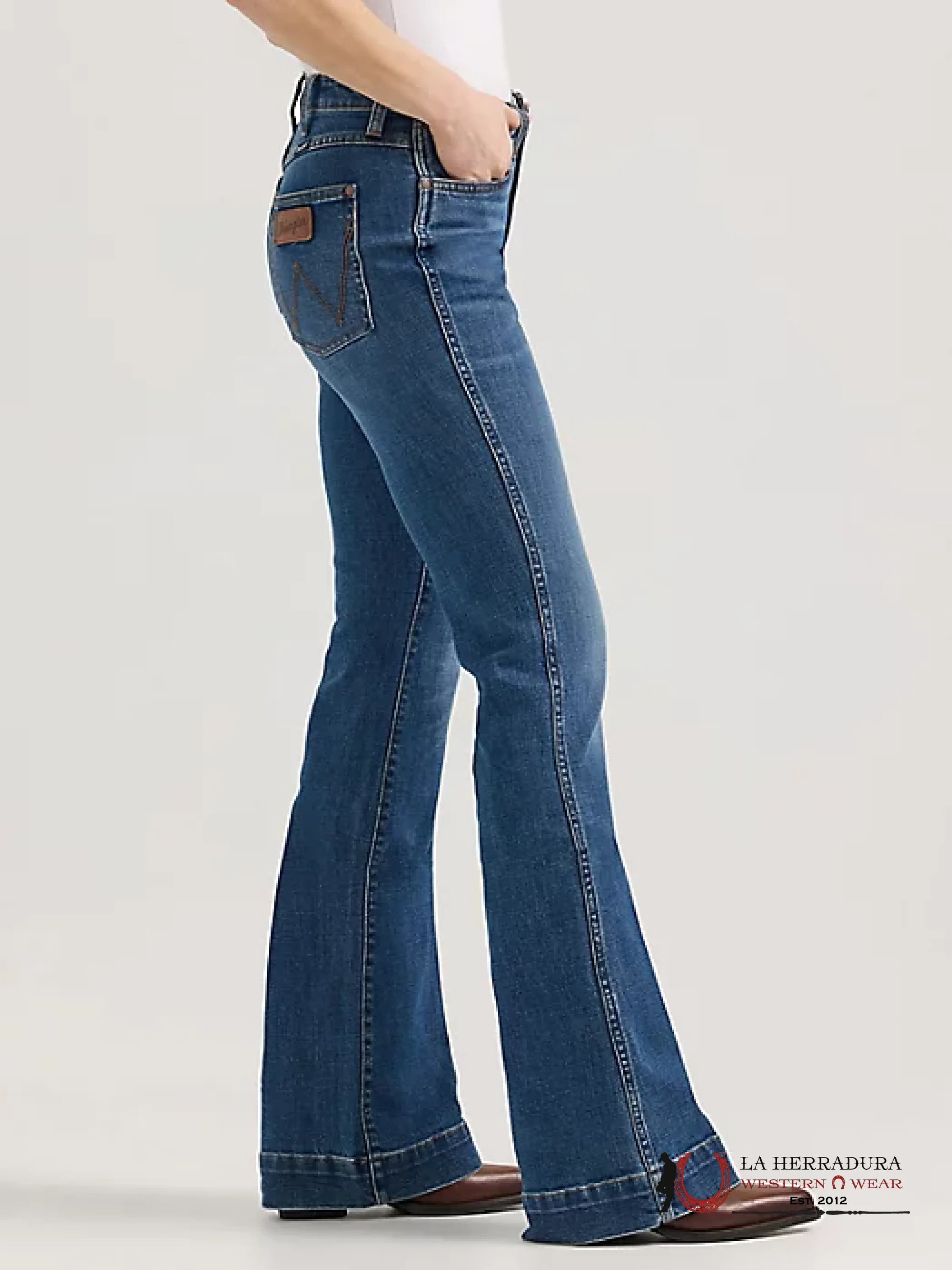 WOMENS WRANGLER BAILEY HIGH RISE TROUSER JEAN 112359387 ROPA MUJERES