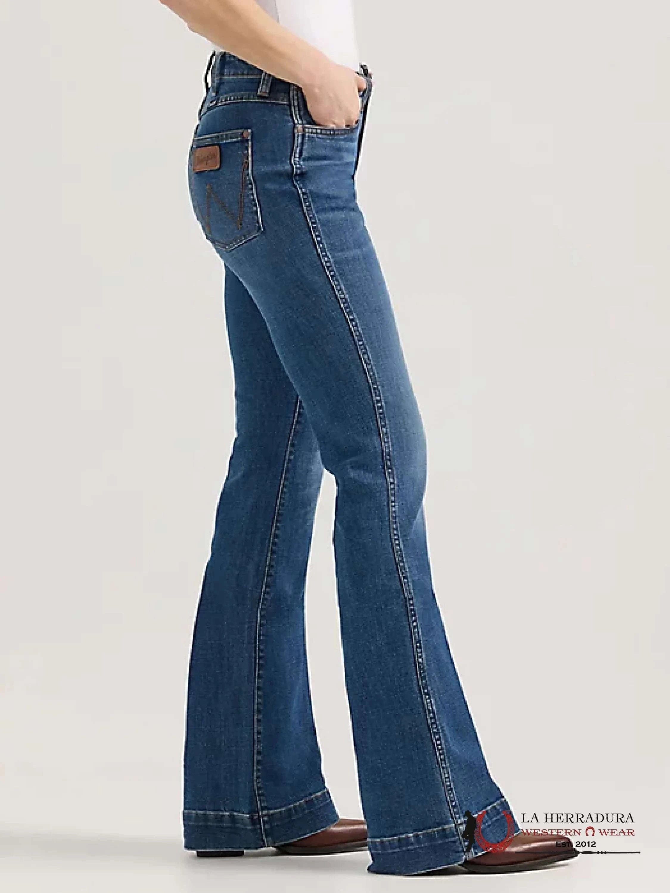 WOMENS WRANGLER BAILEY HIGH RISE TROUSER JEAN 112359387 ROPA MUJERES