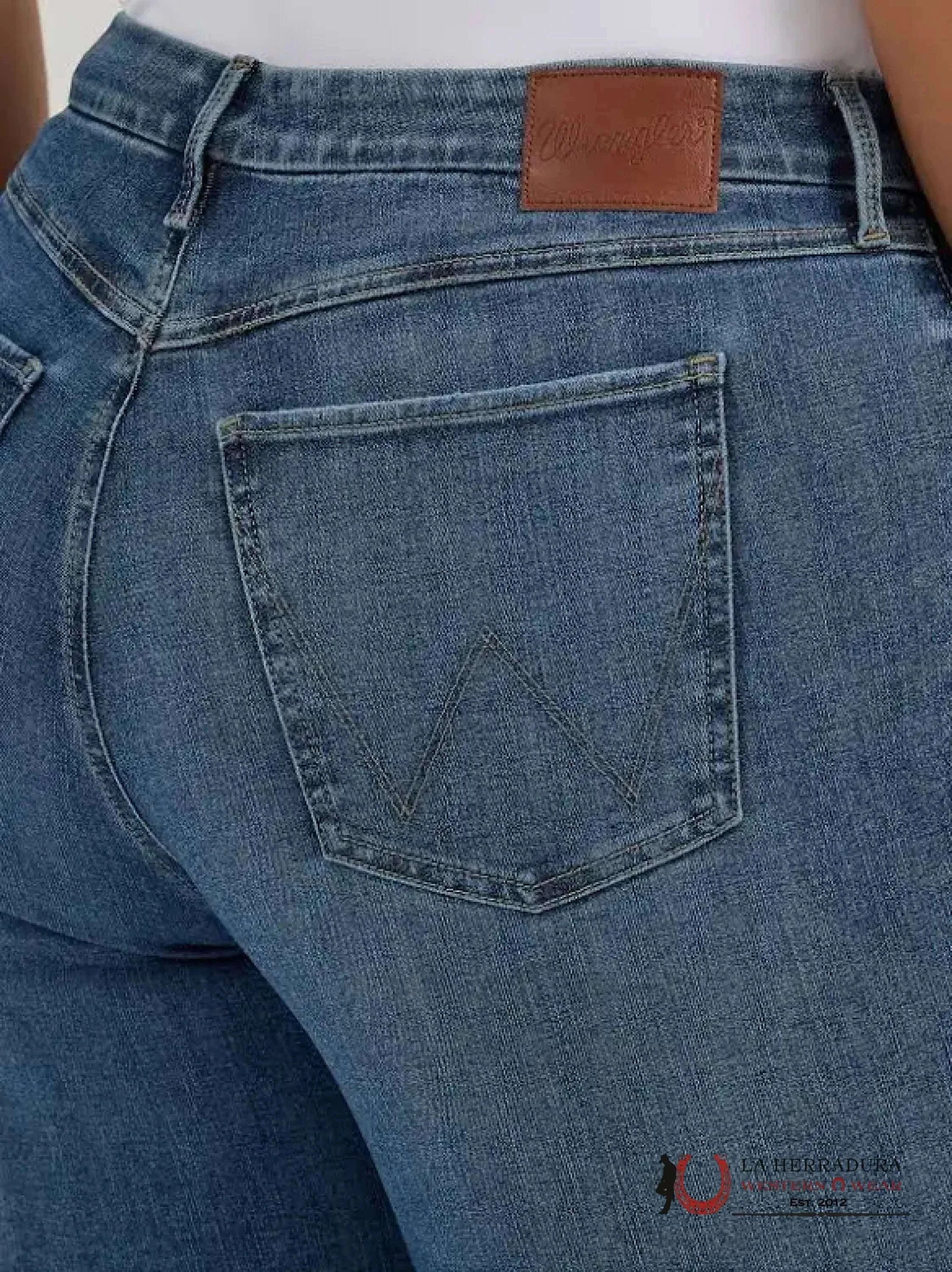 Womens Wrangler Bespoke Flare Jeans Ropa Mujeres