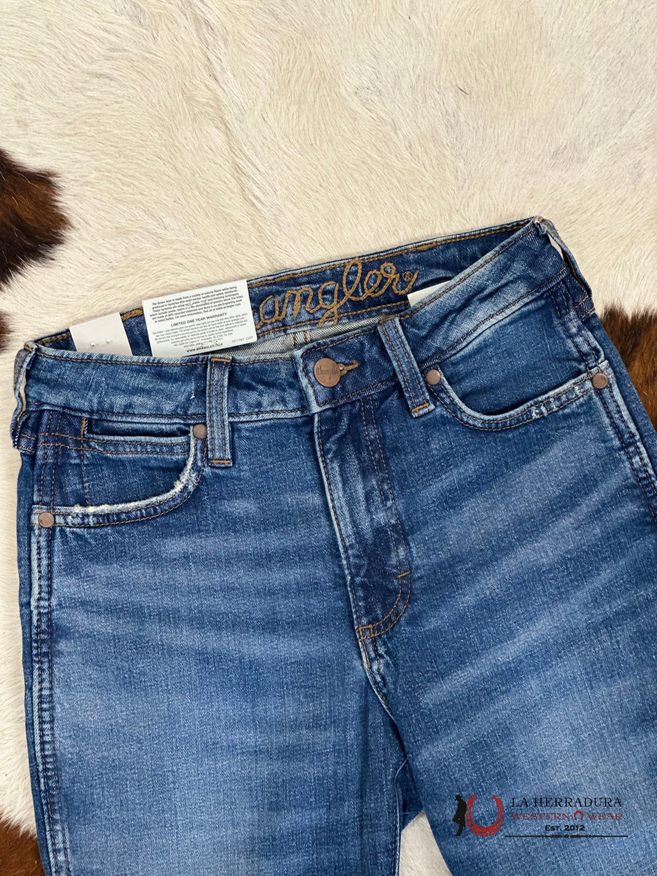 Womens Wrangler Classic Blue Flare Jean Ropa Mujeres