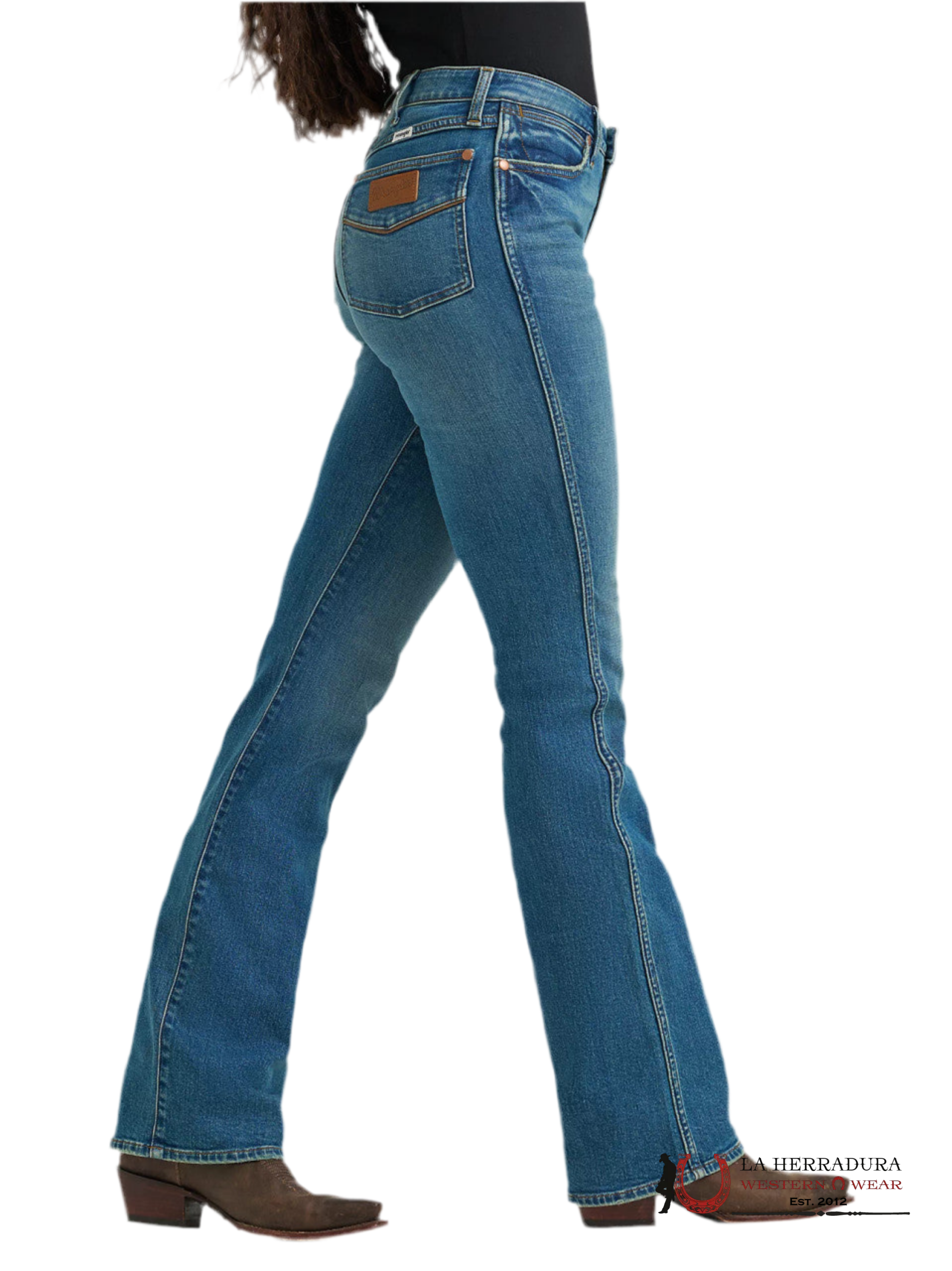 WOMENS WRANGLER HIGH RISE BOLD BOOT 112369375 ROPA MUJERES