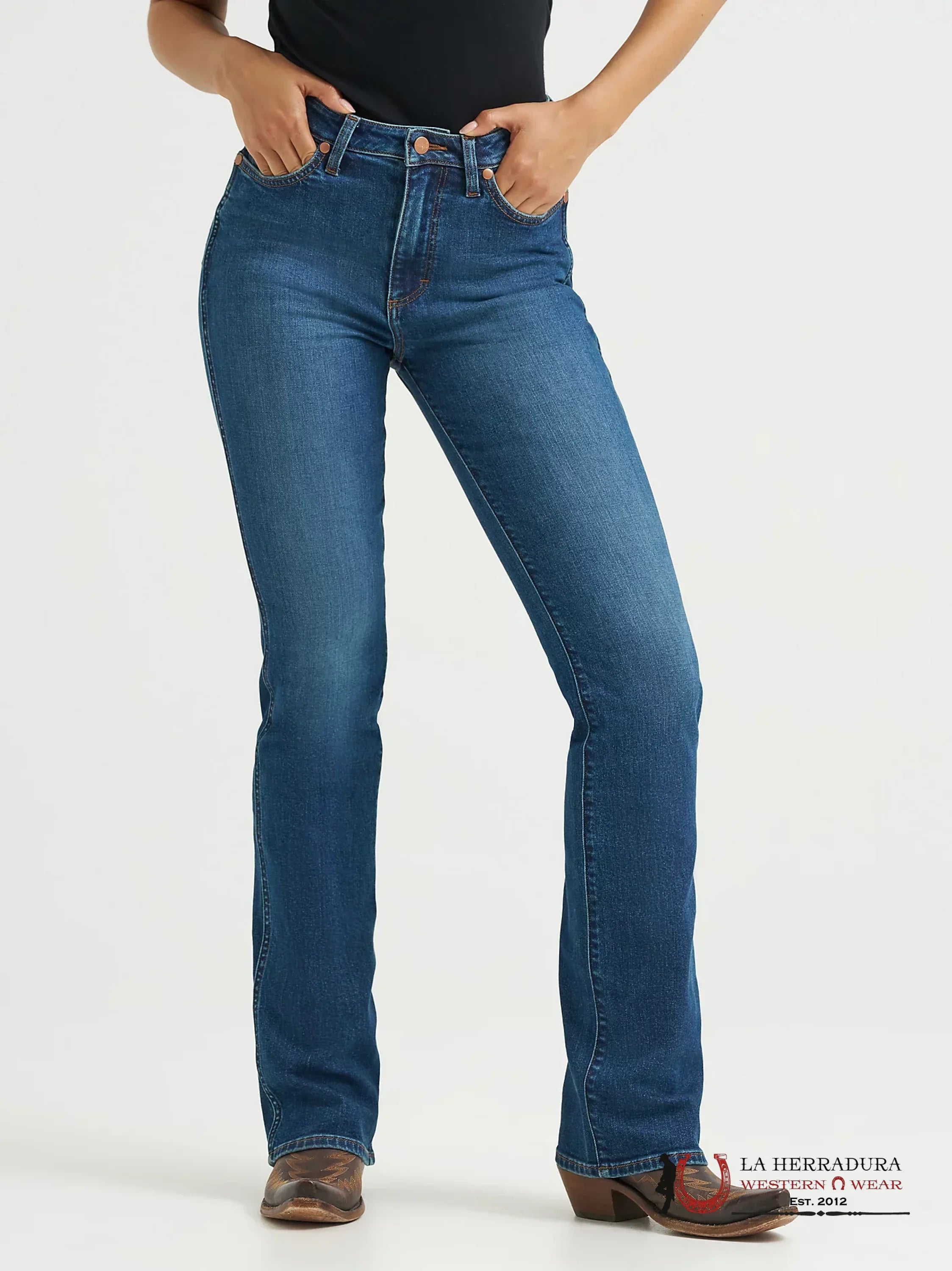 WOMENS WRANGLER HIGH RISE BOLD BOOT 112369376 ROPA MUJERES