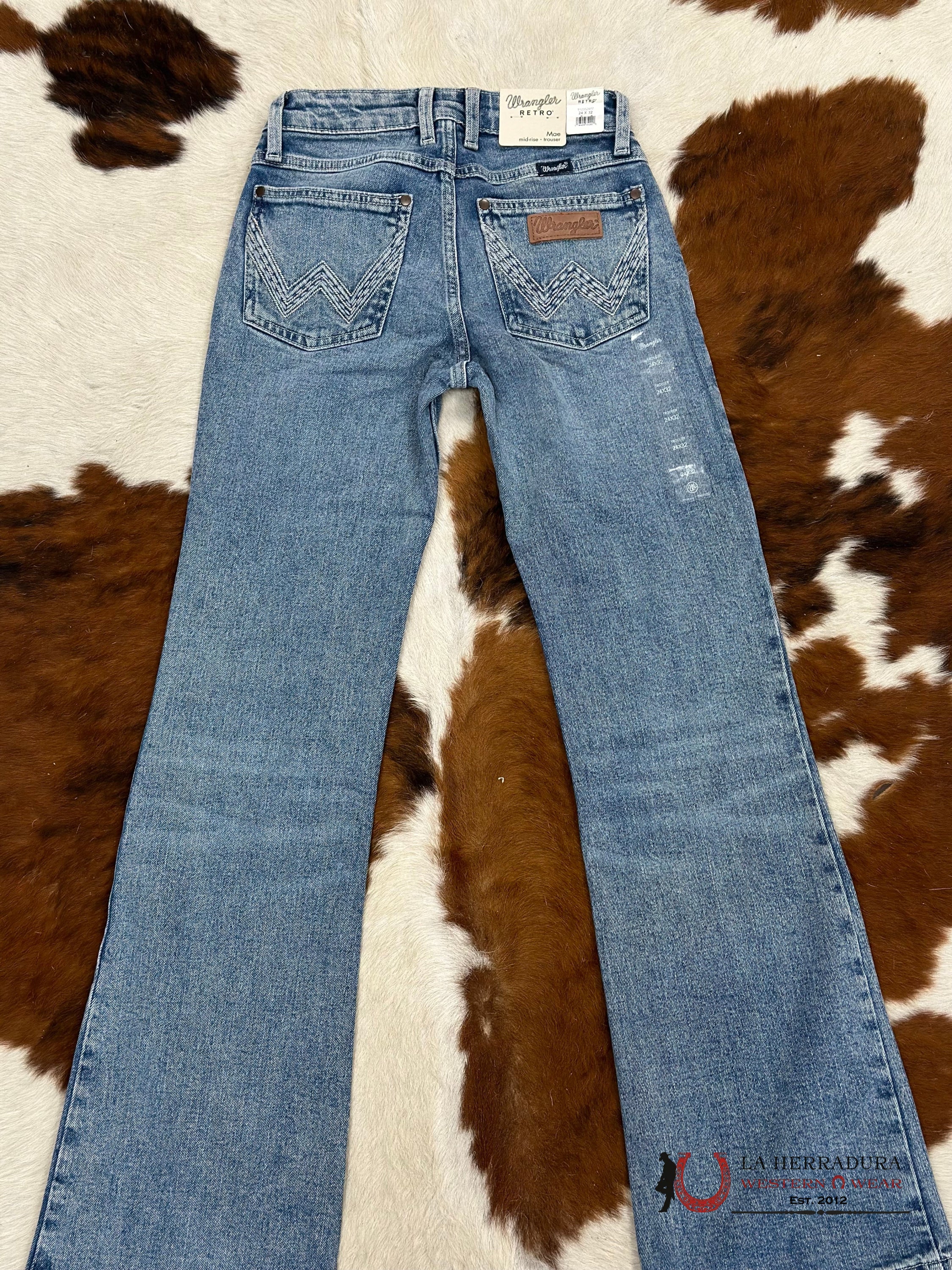 Womens Wrangler Mae Mid-Rise Trouser Jean Ropa Mujeres