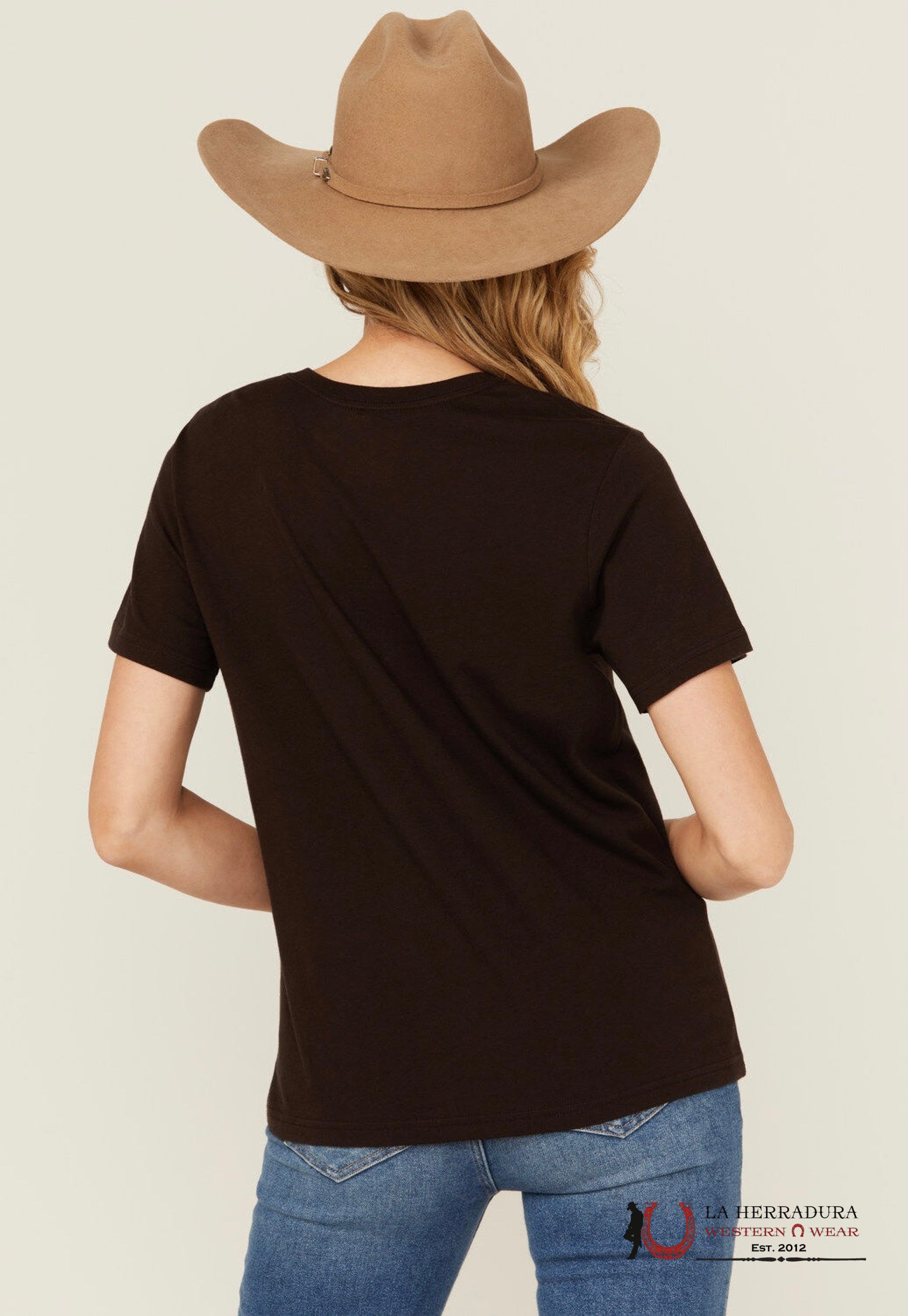 WOMEN’S WRANGLER RETRO T-SHIRT BRWON HORSE 112354358 ROPA MUJERES